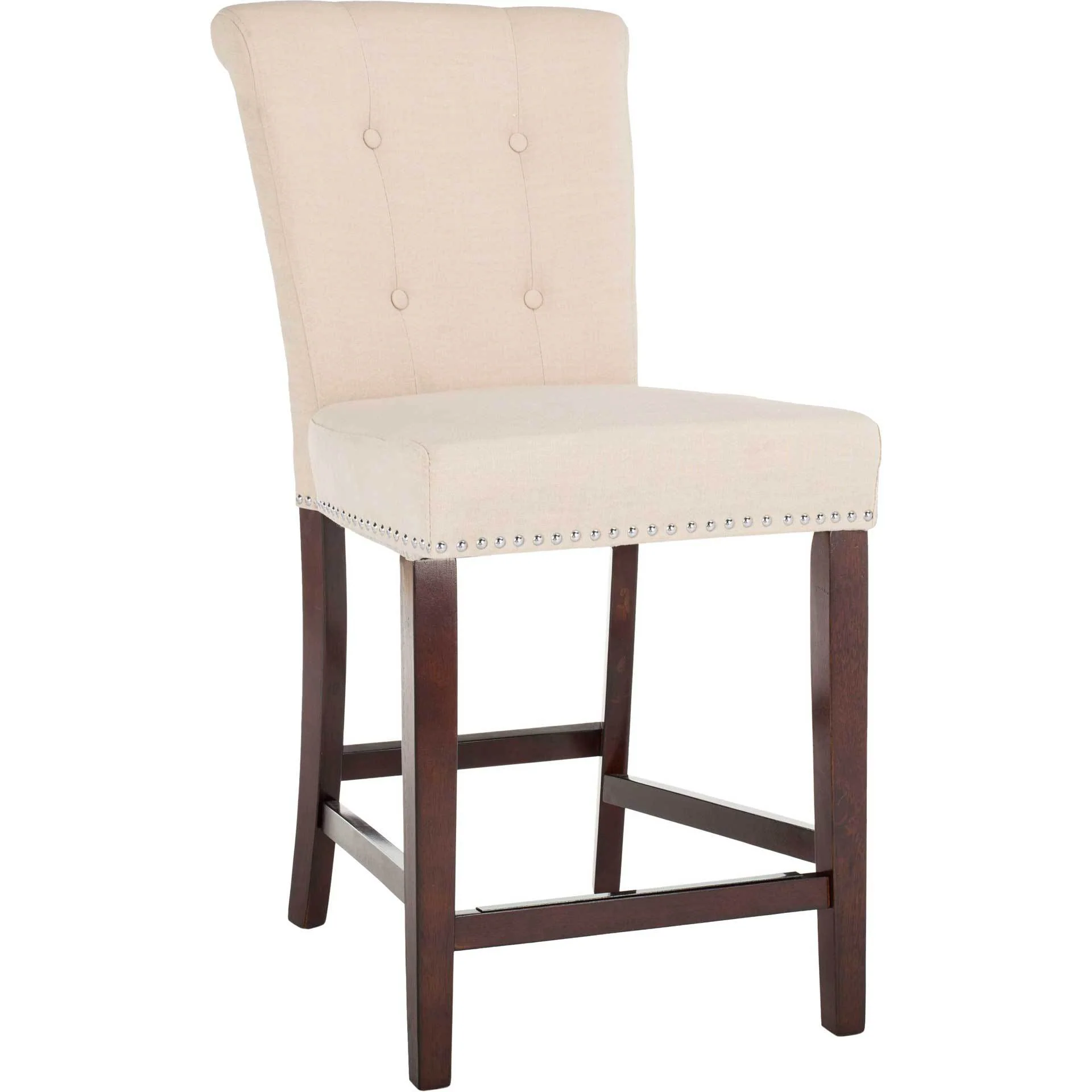 Taliyah Bar Stool Beige (Set of 2) - Image 8