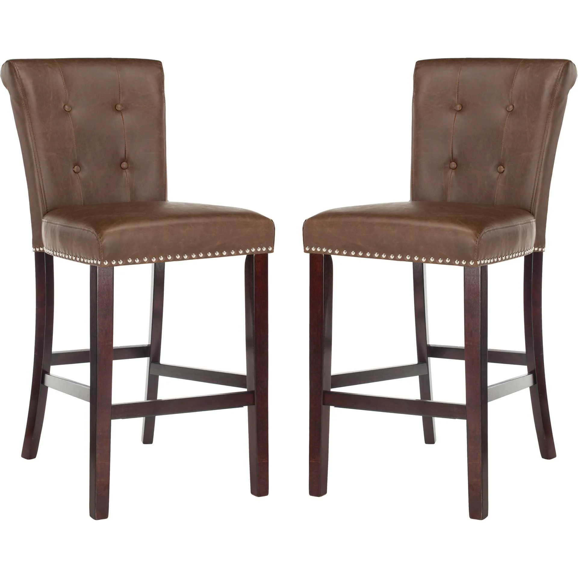 Taliyah Bar Stool Brown (Set of 2) - Image 6