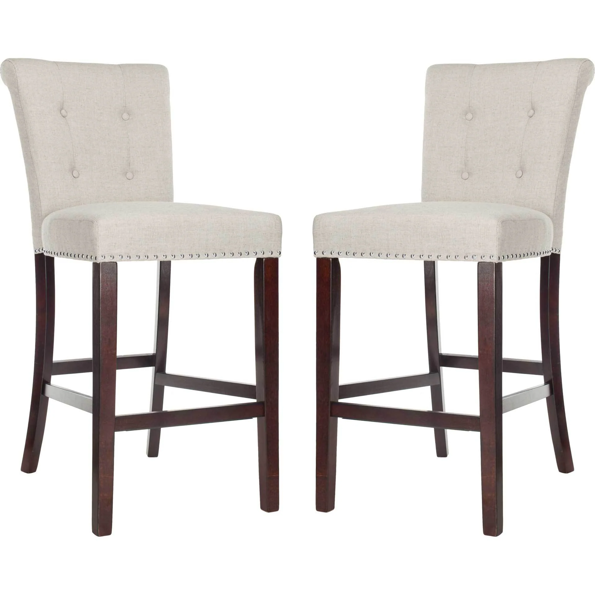 Taliyah Bar Stool Light Gray (Set of 2) - Image 6