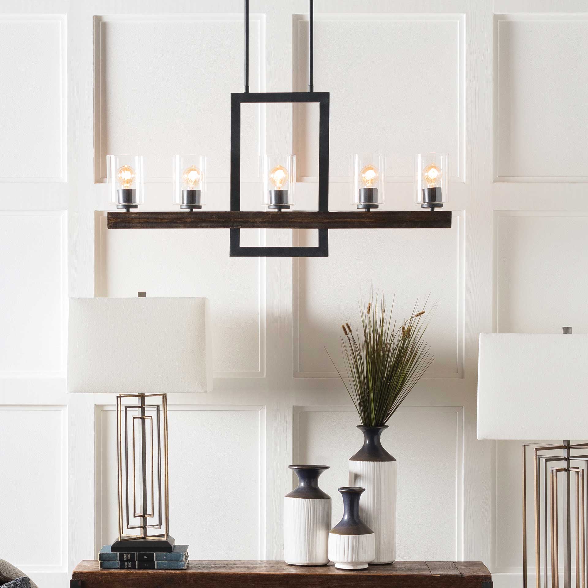 Taliyah Ceiling Lamp Black/Bronze/Clear - Image 3