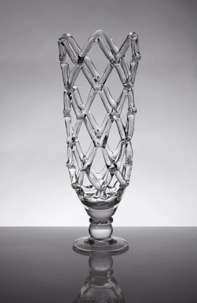 Tall Glass Web Sculpture - Image 3