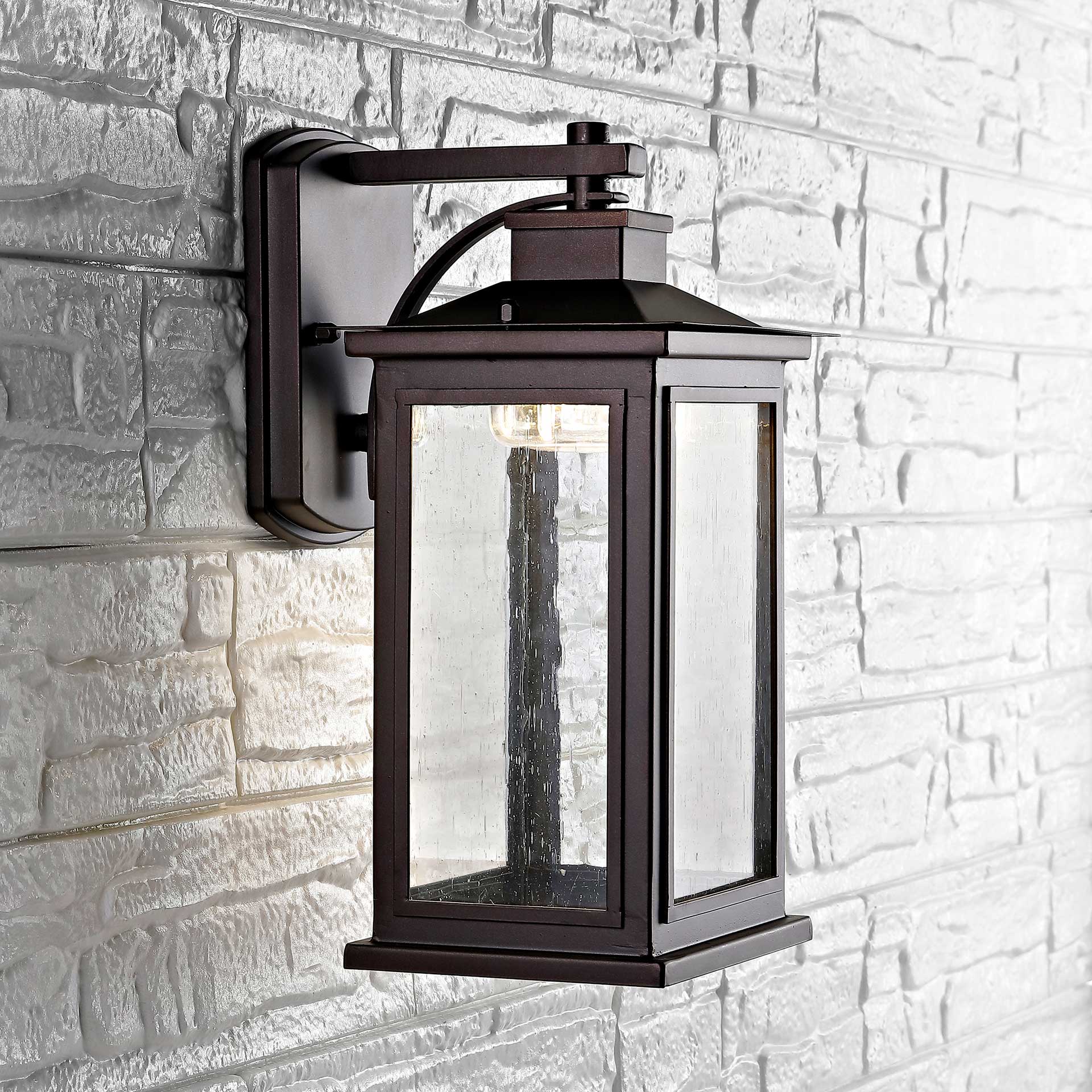 Talon Outdoor Wall Lantern Bronze/Black - Image 4
