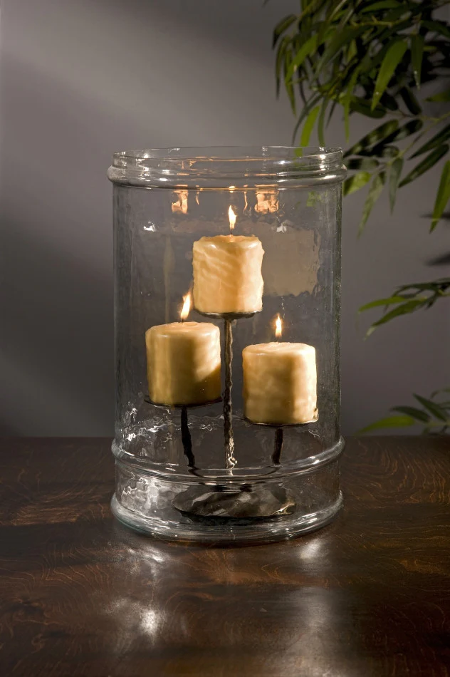 Taney Glass Cylinder with Three Pillar Holder - Image 2