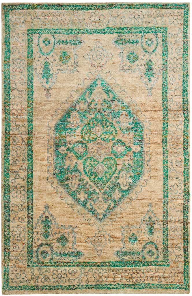 Tangier Beige/Emerald Area Rug - Image 2