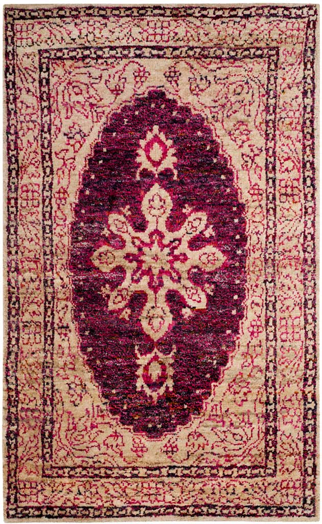 Tangier Fuchsia/Beige Area Rug - Image 2