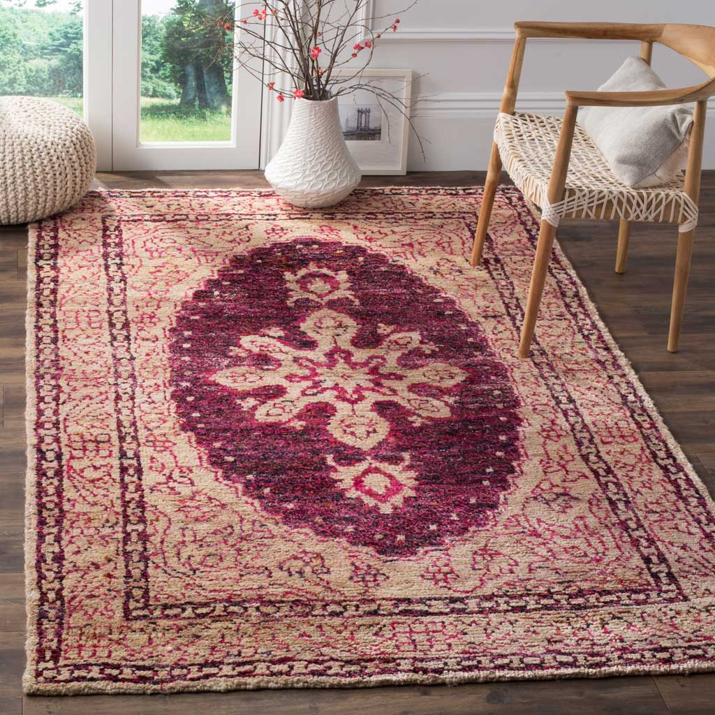 Tangier Fuchsia/Beige Area Rug - Image 5