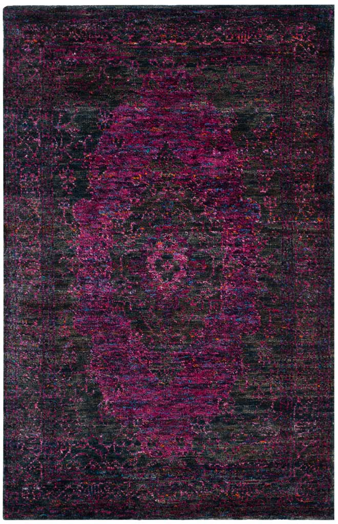 Tangier Fuchsia/Slate Blue Area Rug - Image 2
