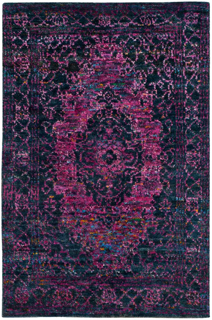 Tangier Fuchsia/Slate Blue Area Rug - Image 3
