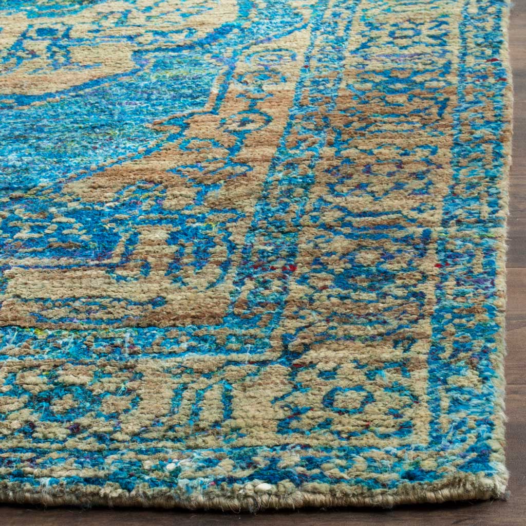 Tangier Teal/Beige Area Rug - Image 3