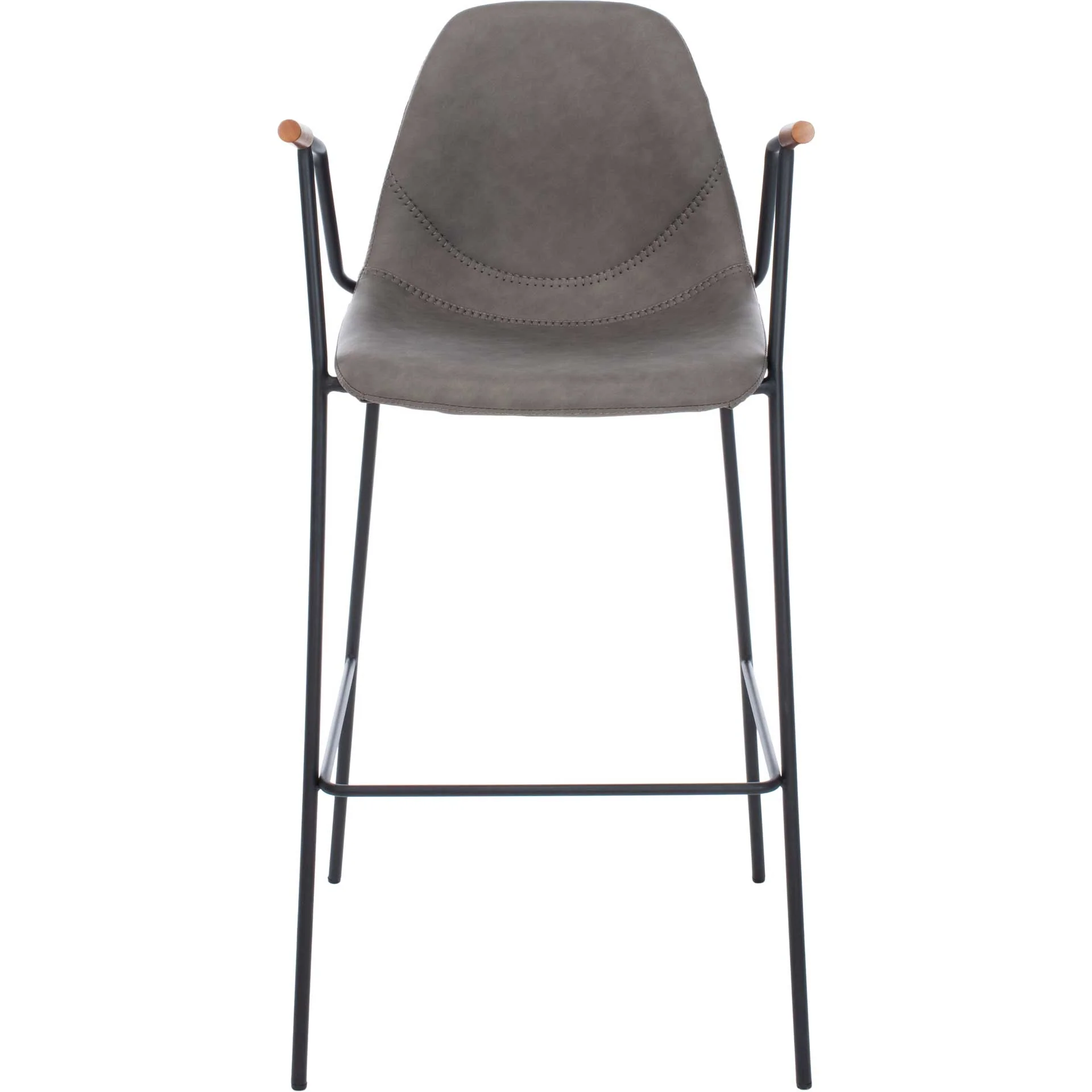 Taos Mid Century Bar Stool Ash/Black - Image 2