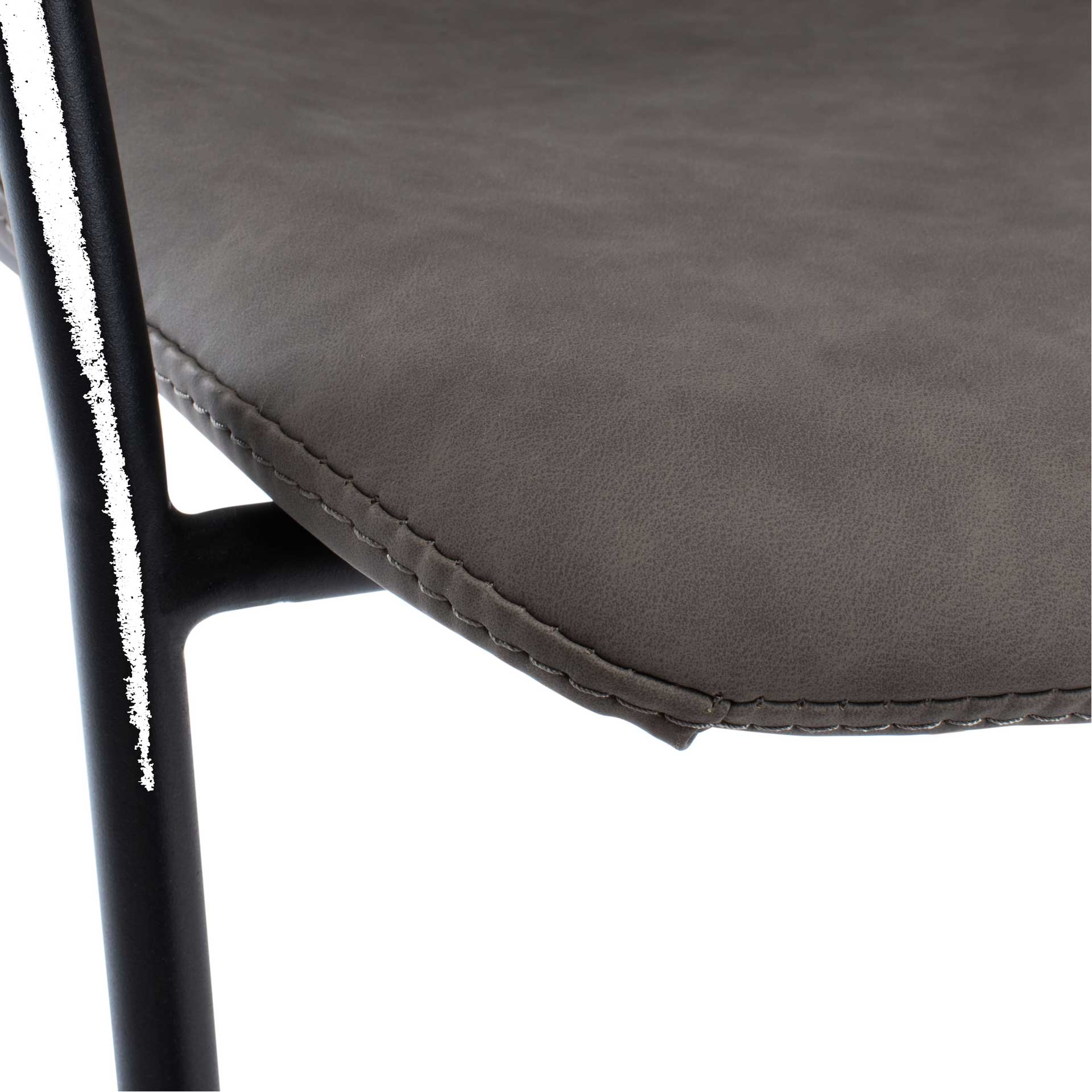 Taos Mid Century Bar Stool Ash/Black - Image 6
