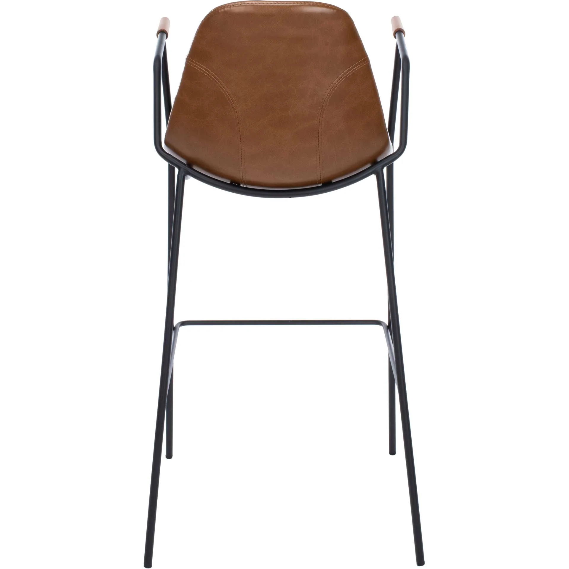 Taos Mid Century Bar Stool Cognac - Image 4
