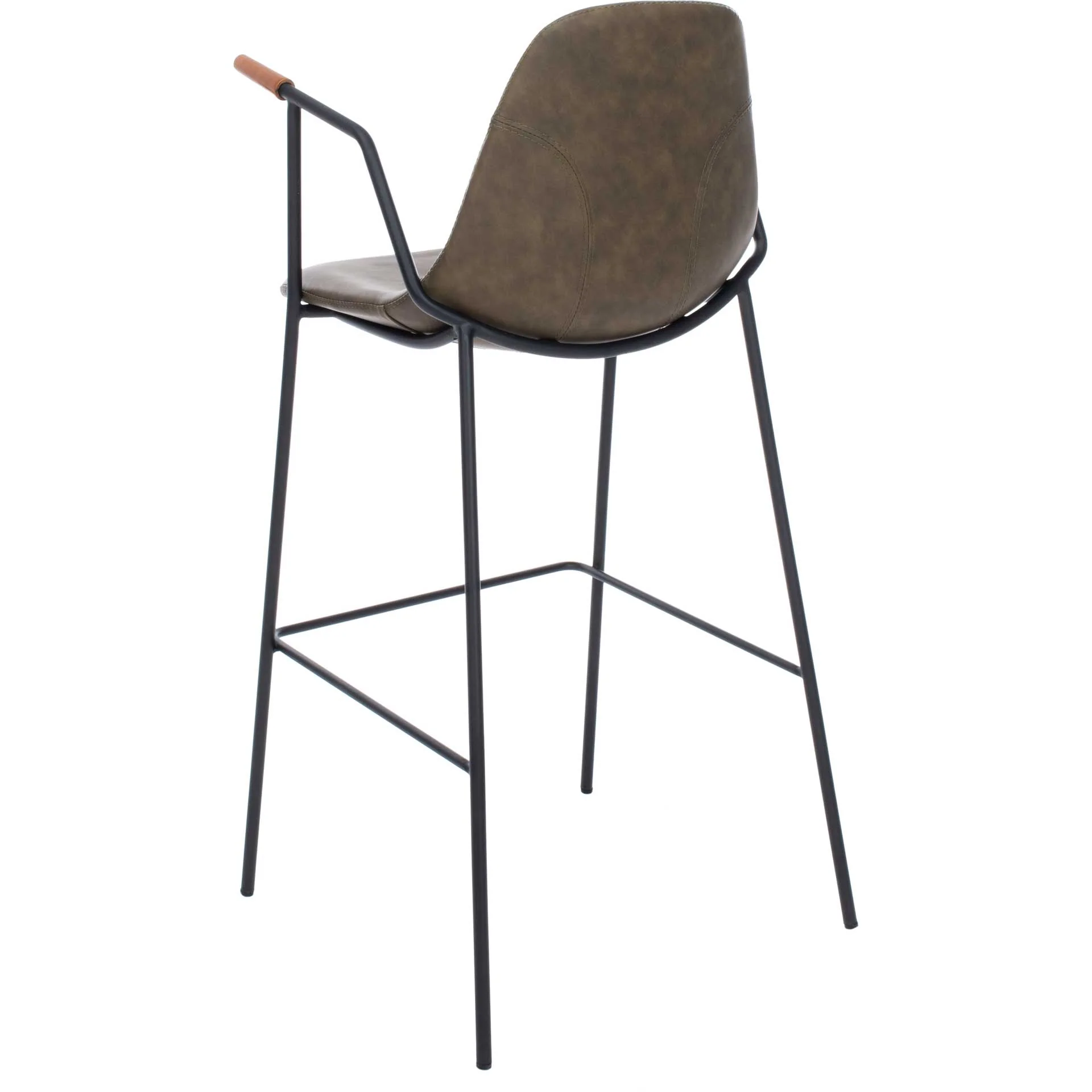Taos Mid Century Bar Stool Olive - Image 5