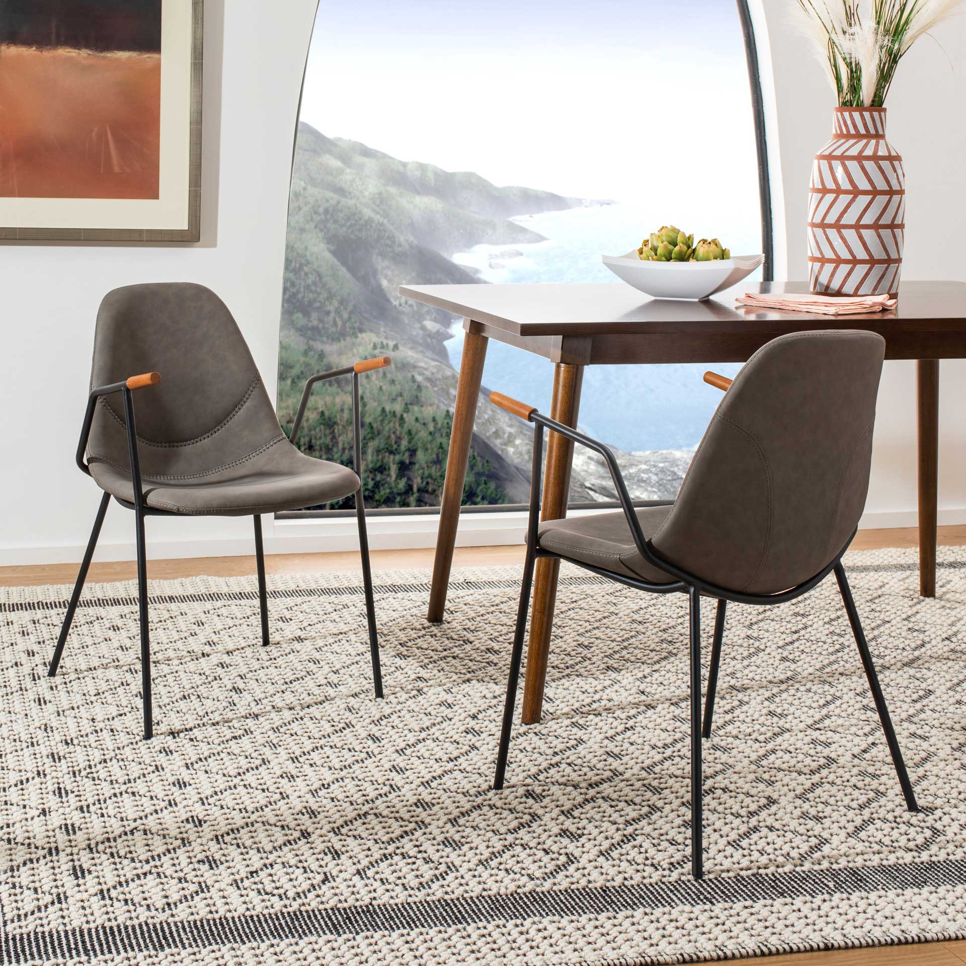 Taos Mid Century Dining Chair Ash Gray (Set of 2) - Image 8