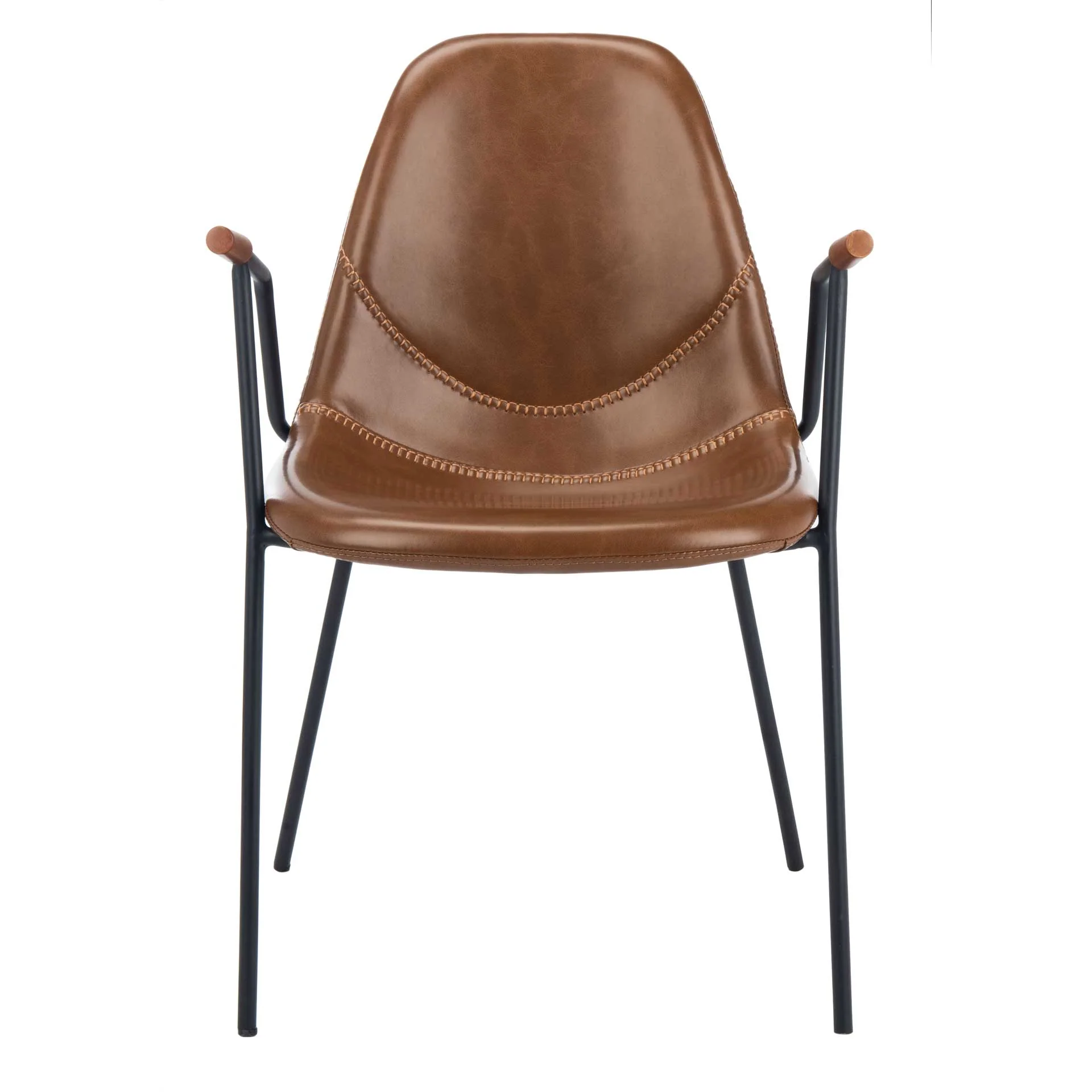 Taos Mid Century Dining Chair Cognac (Set of 2) - Image 3