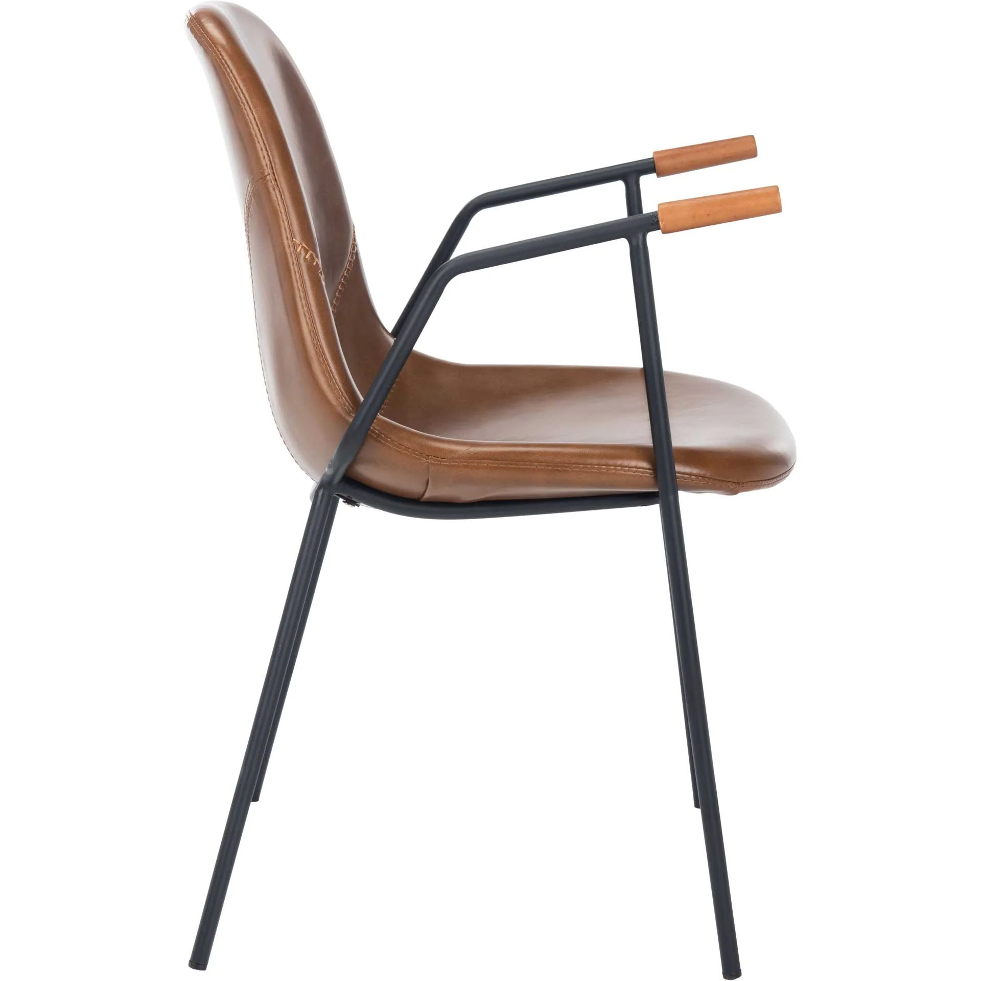 Taos Mid Century Dining Chair Cognac (Set of 2) - Image 4