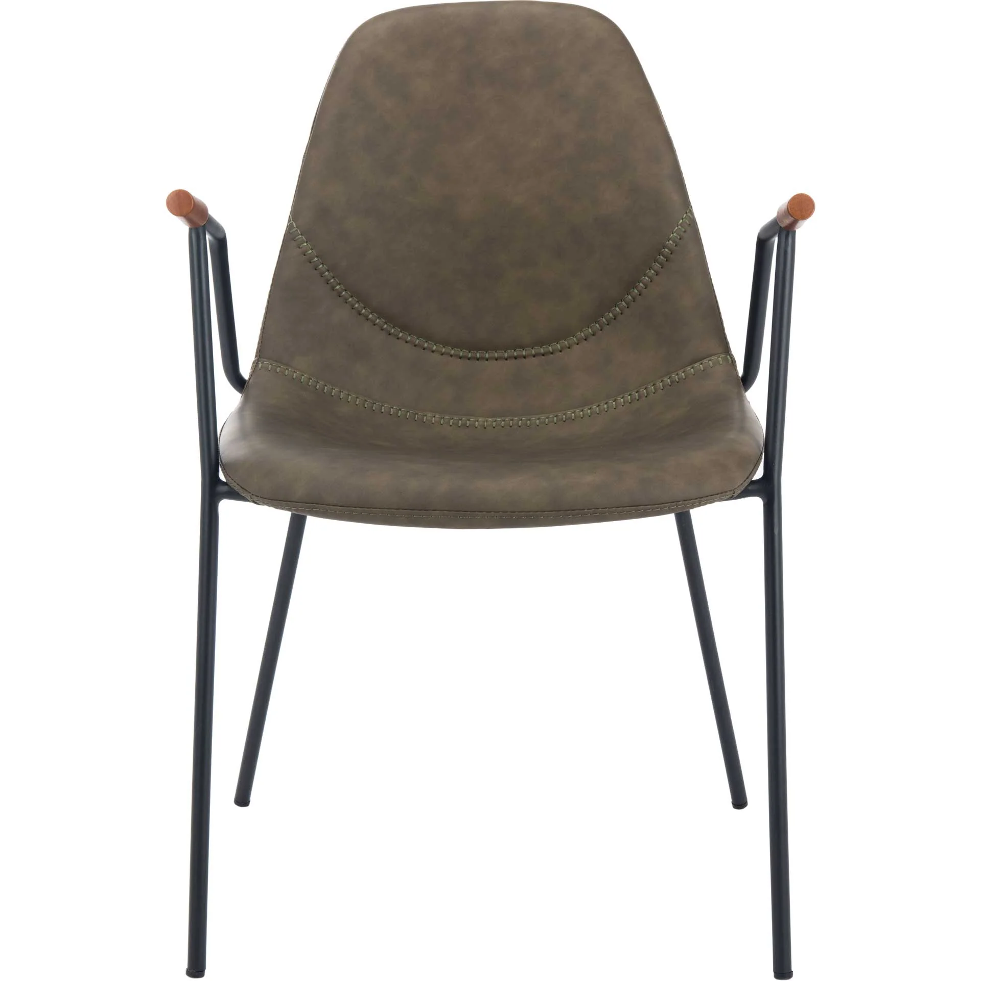 Taos Mid Century Dining Chair Olive (Set of 2) - Image 3