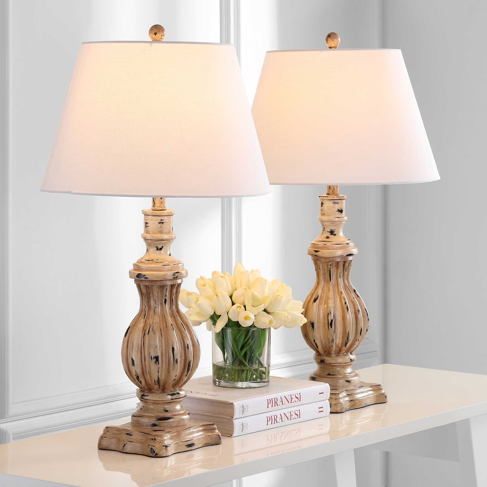 Taos Table Lamp Antique Brown (Set of 2) - Image 4