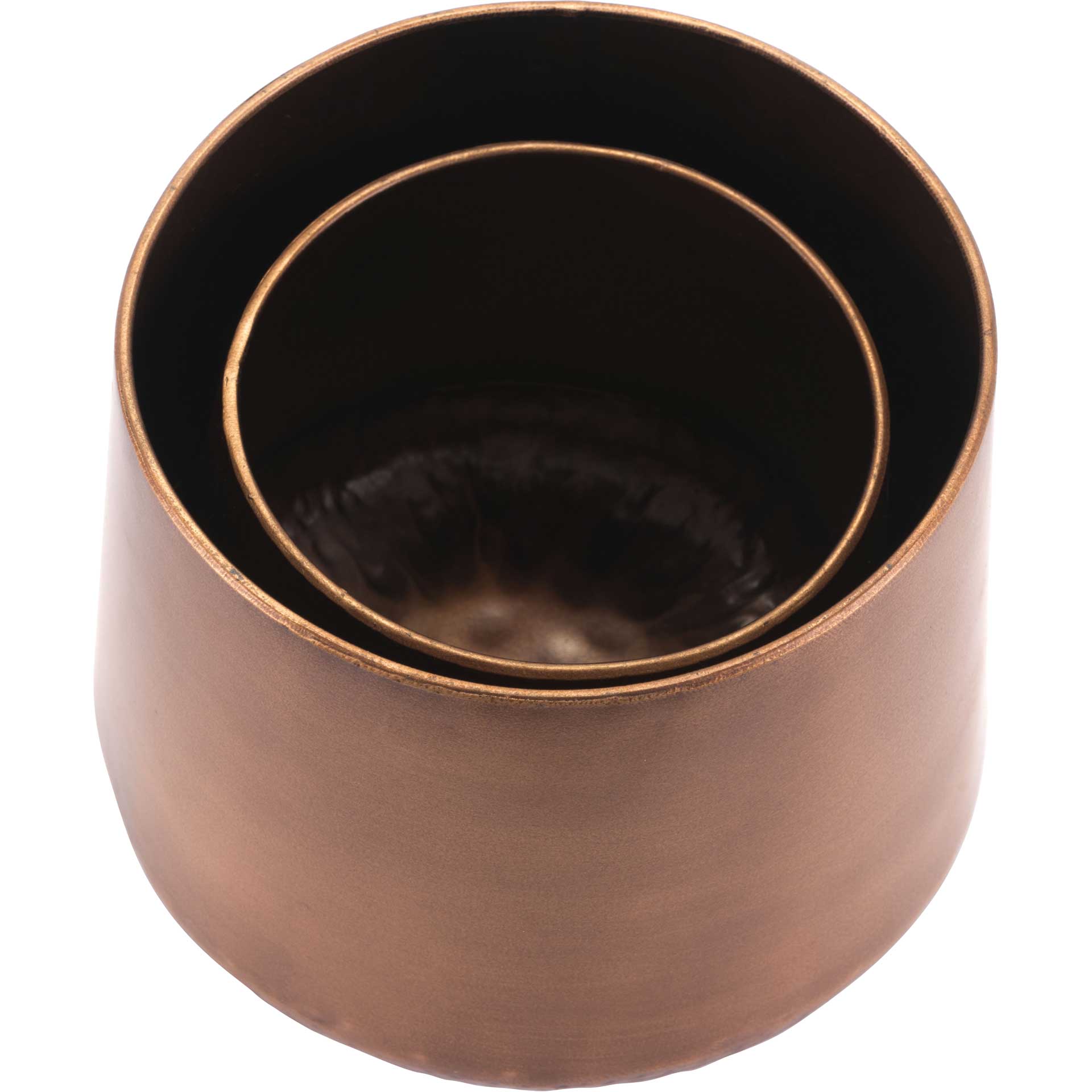Tapered Copper Planters (Set of 2) - Image 2
