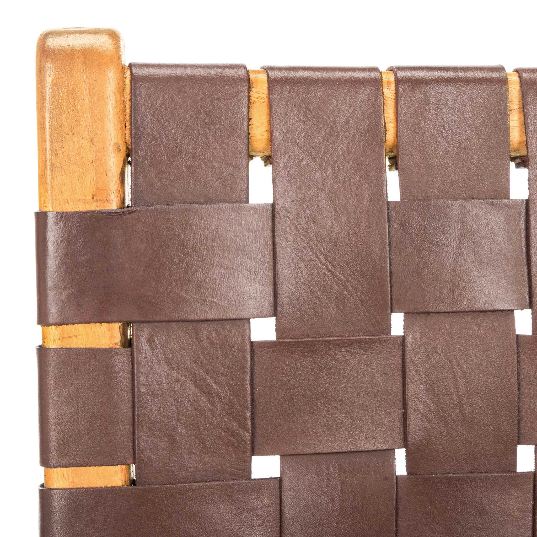 Tara Woven Leather Dining Chair (Set of 2) - Image 7