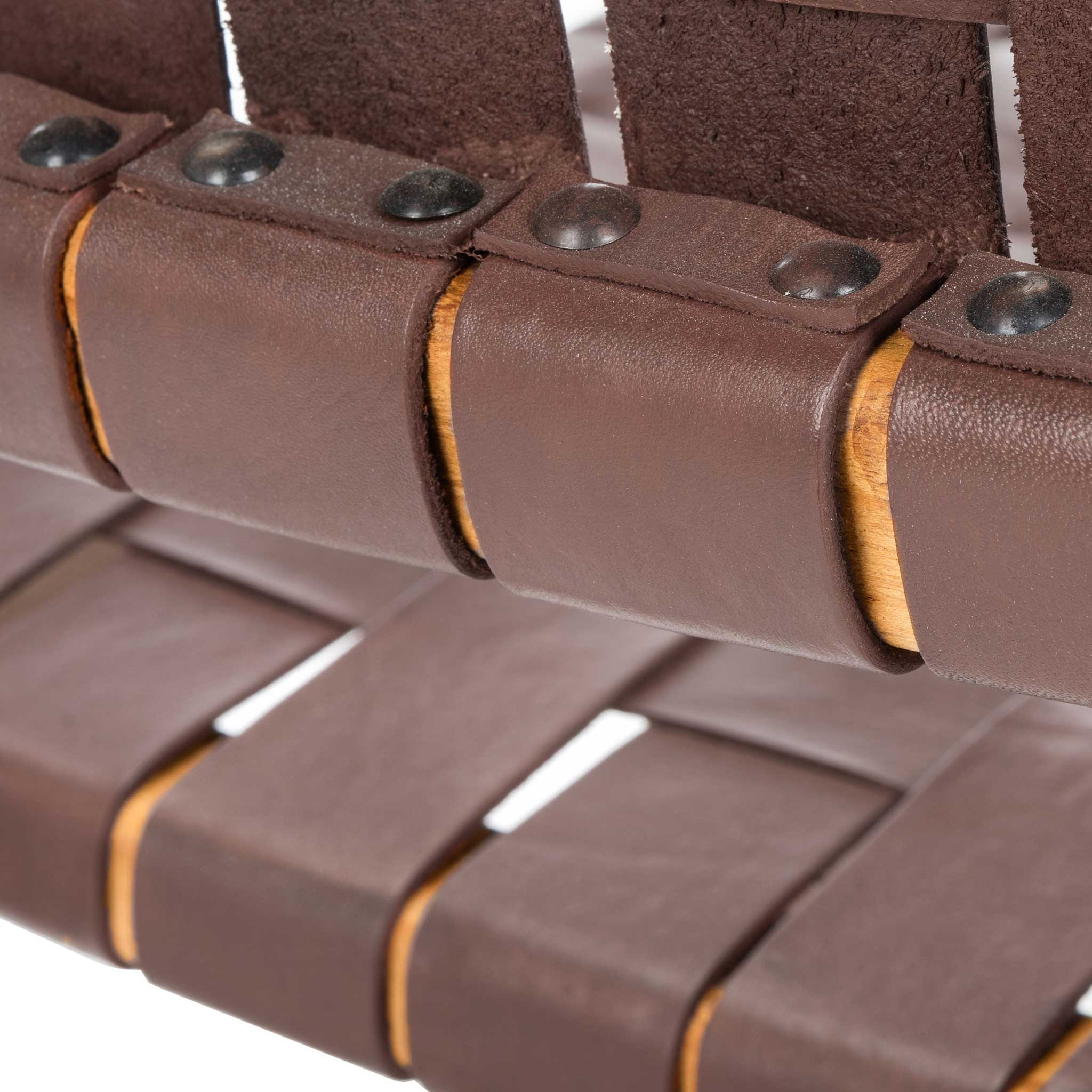 Tara Woven Leather Dining Chair (Set of 2) - Image 8
