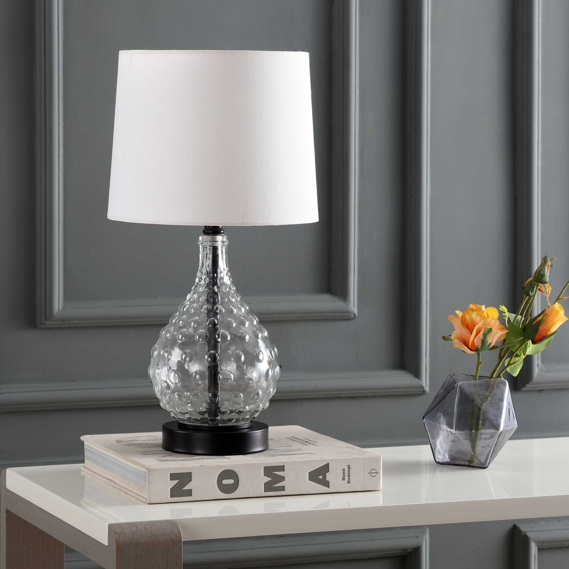 Tarah Table Lamp Black/Clear - Image 3