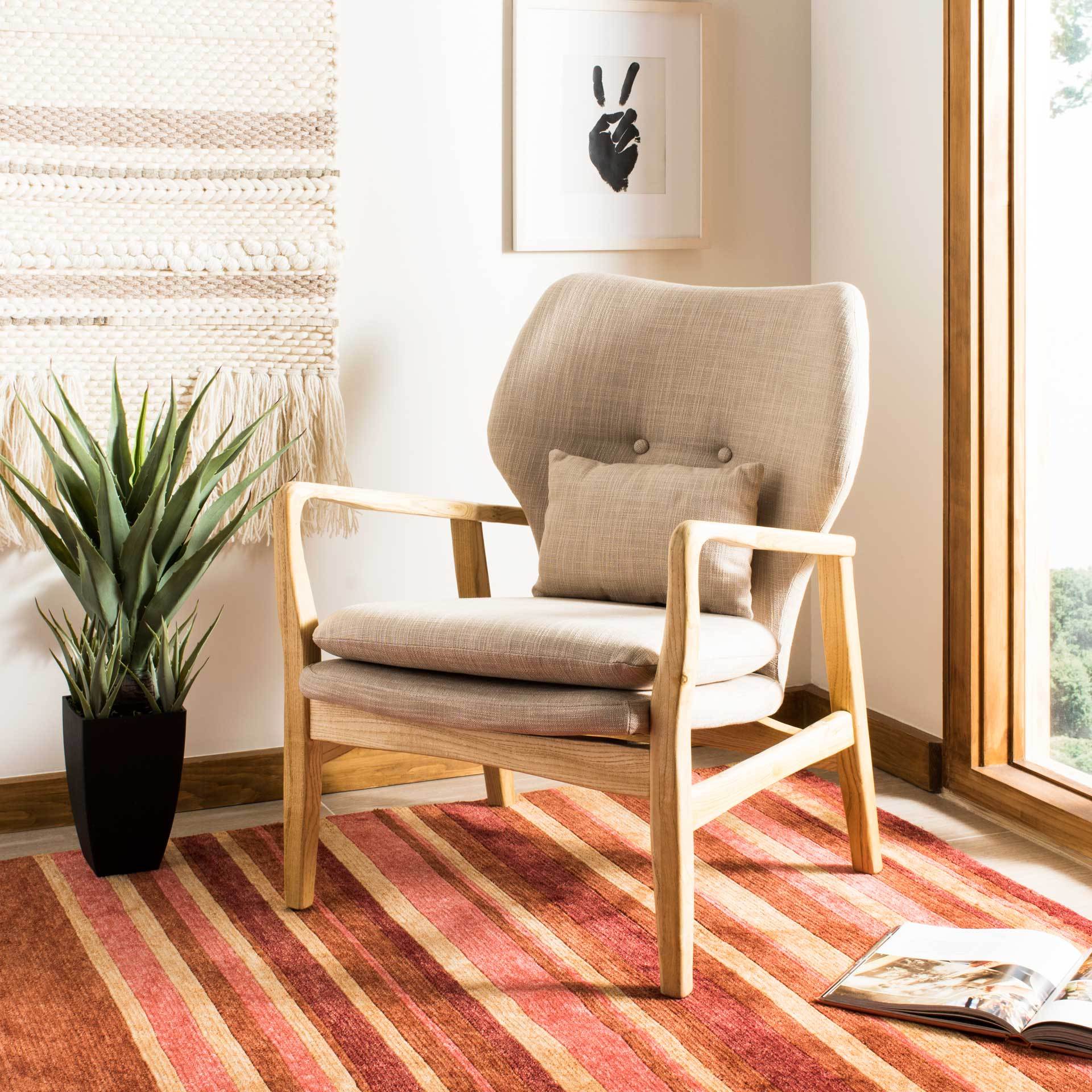 Tatiana Accent Chair Beige/Natural - Image 6