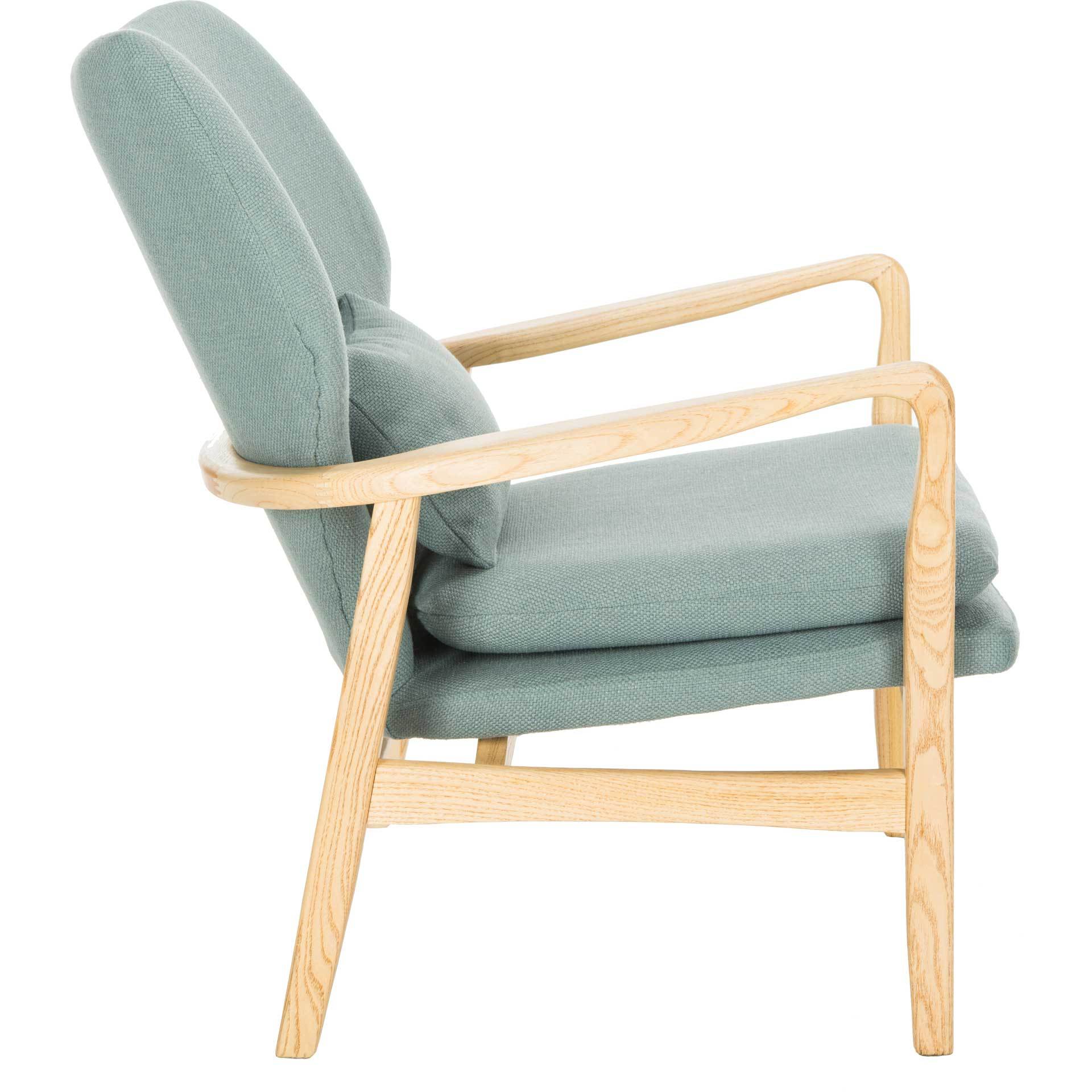 Tatiana Accent Chair Blue/Natural - Image 3
