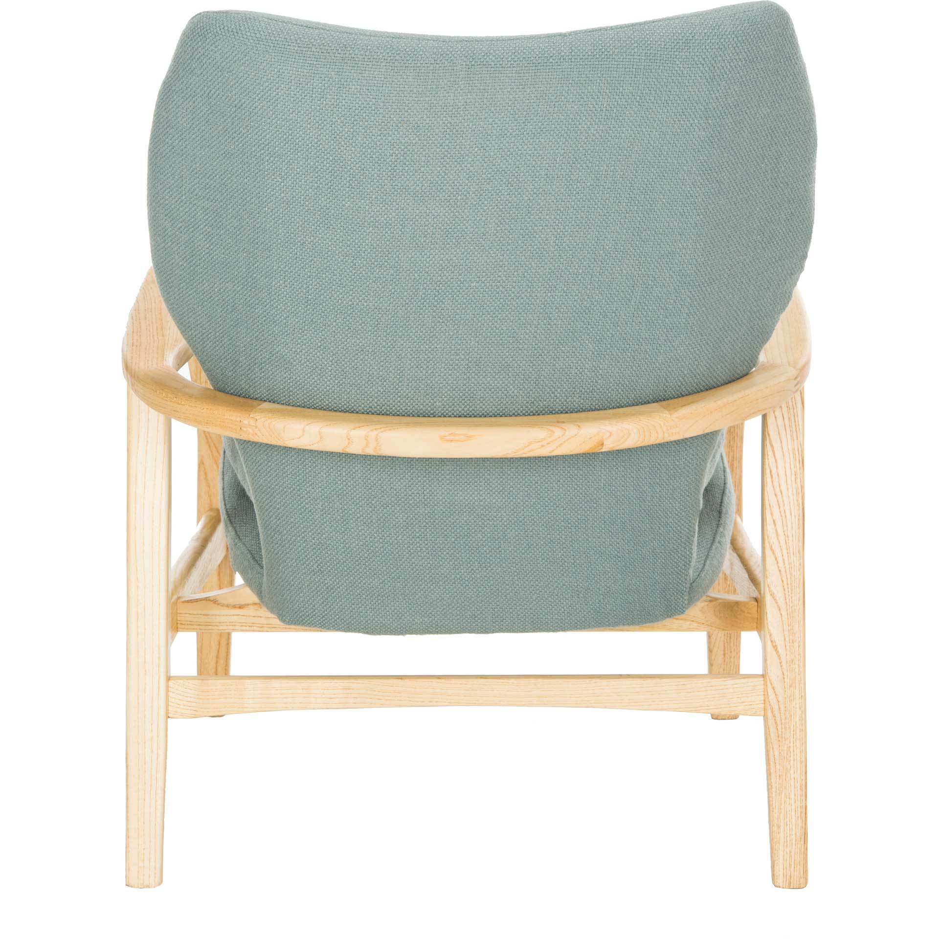 Tatiana Accent Chair Blue/Natural - Image 4