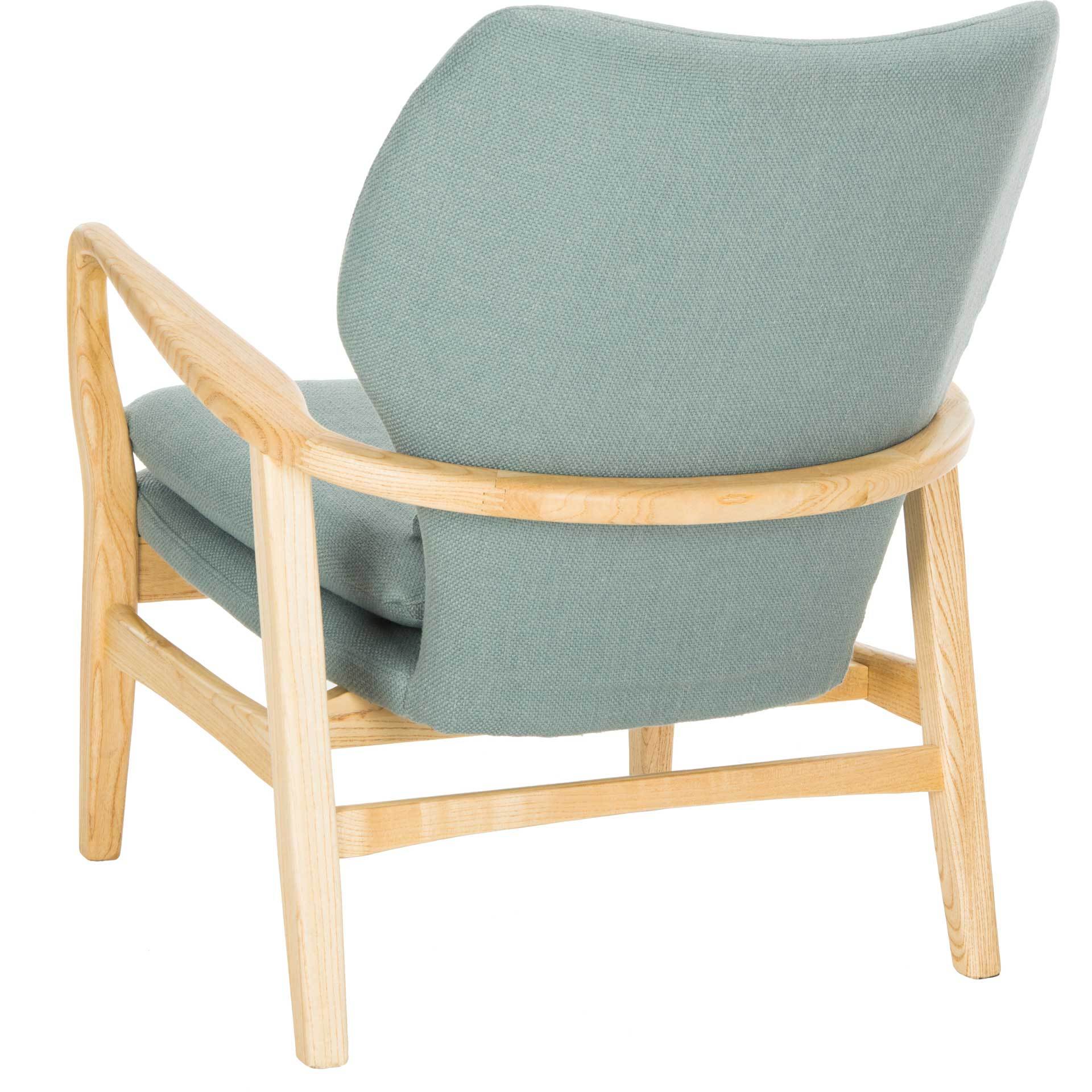 Tatiana Accent Chair Blue/Natural - Image 5