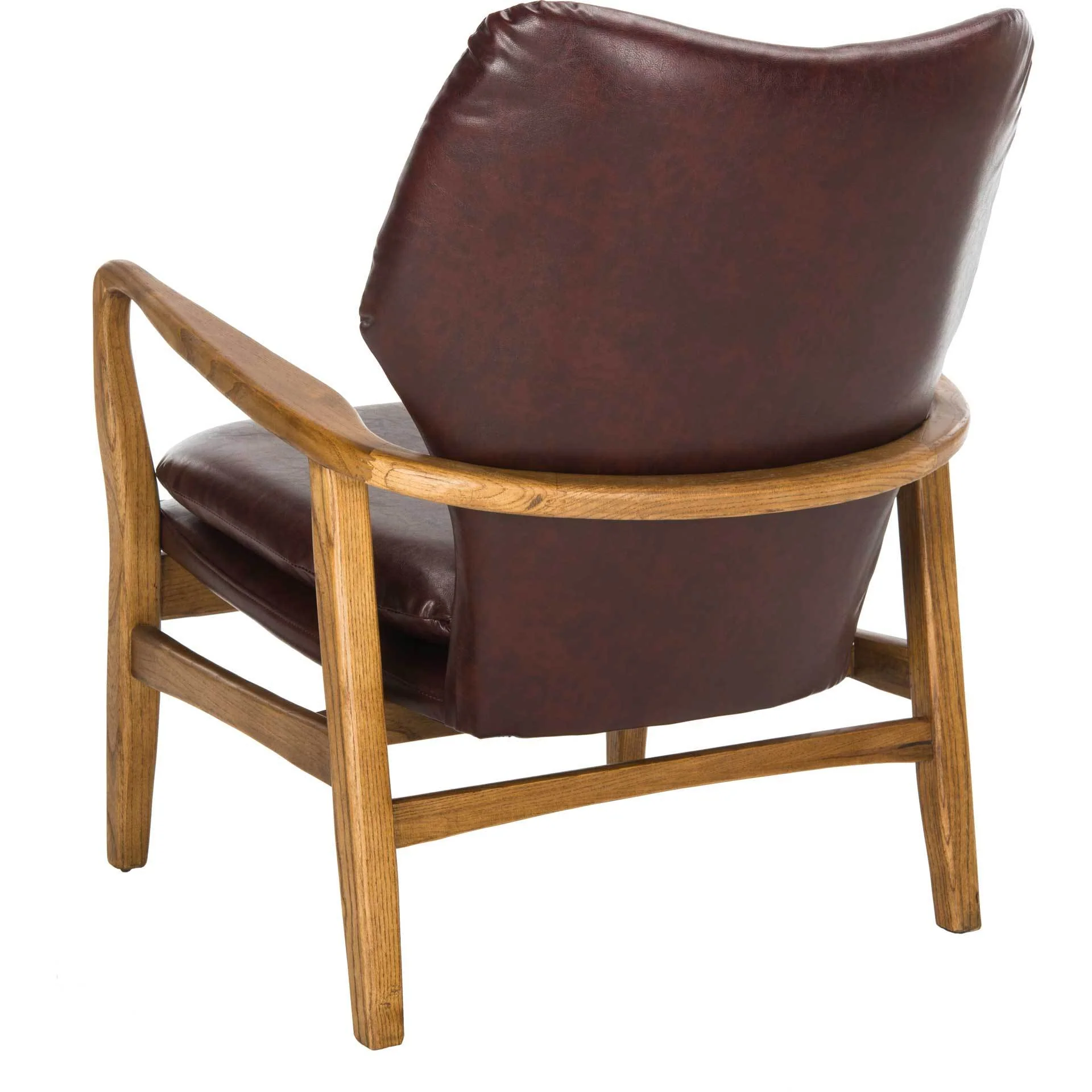 Tatiana Accent Chair Burgundy/Natural - Image 5