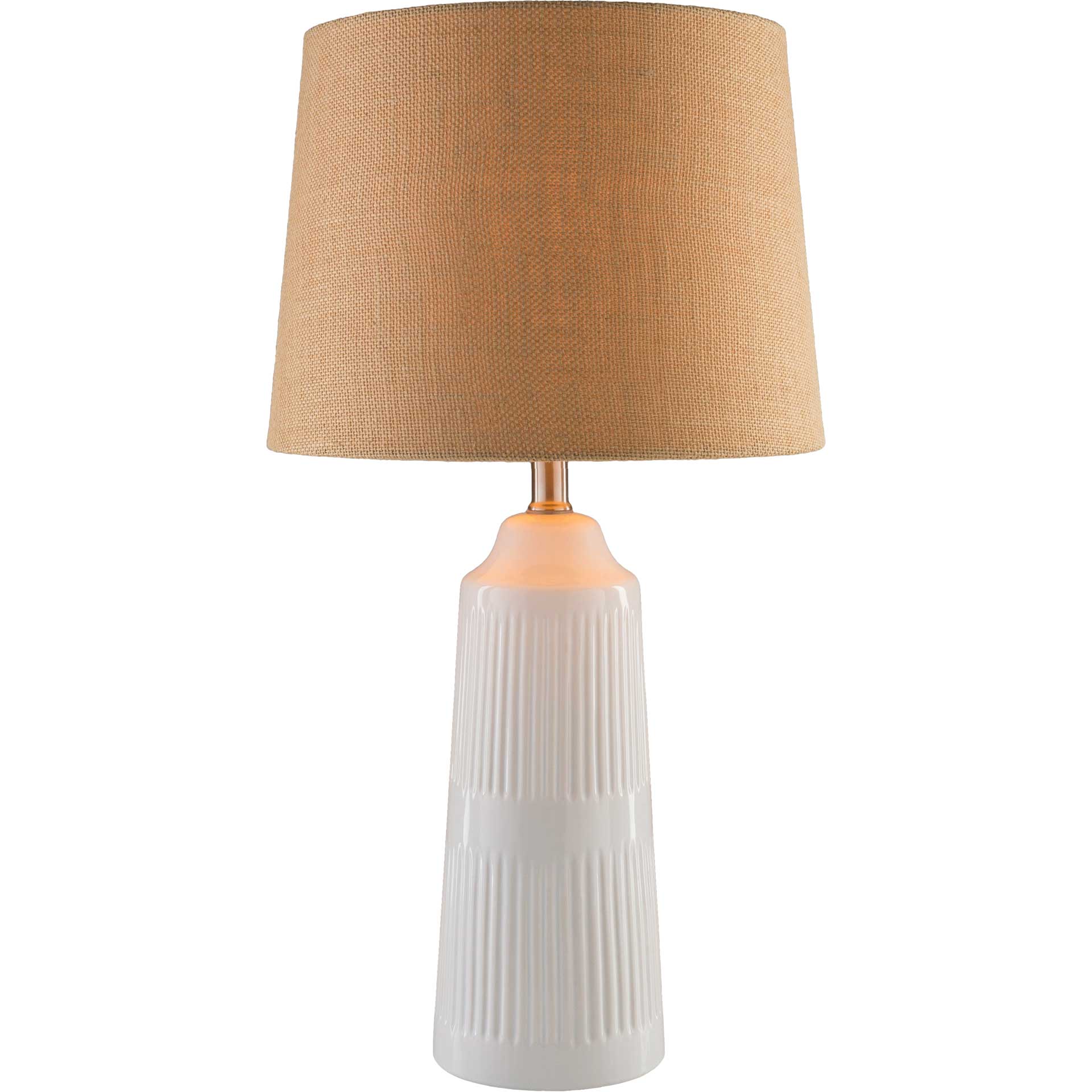 Tatum Table Lamp Camel/White/Natural - Image 2