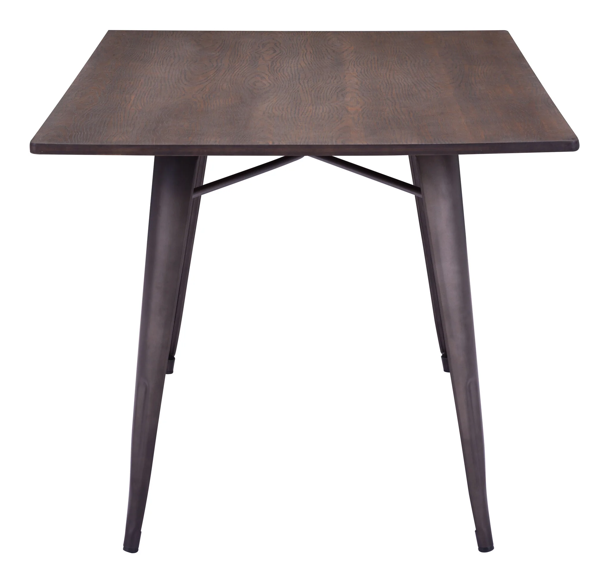 Tauton Rectangular Dining Table Rustic Wood - Image 2