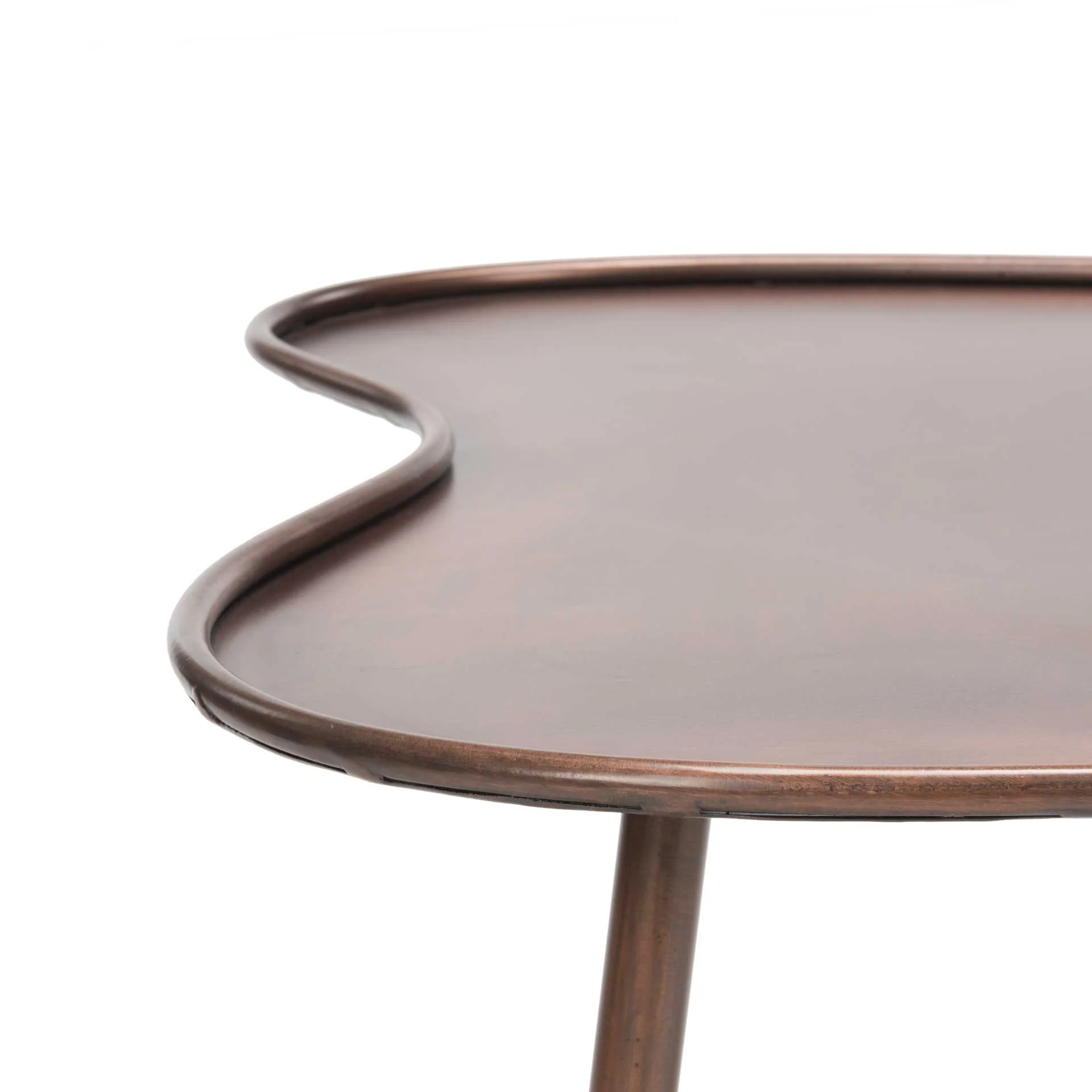Teagan Heart Coffee Table Antique Copper - Image 5