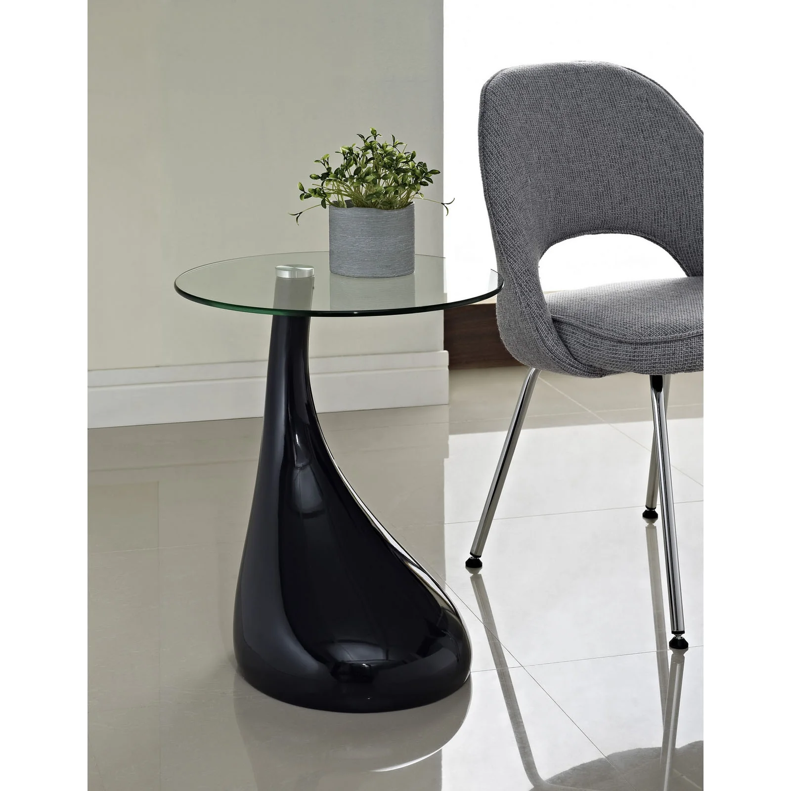 Tear Side Table Black - Image 3