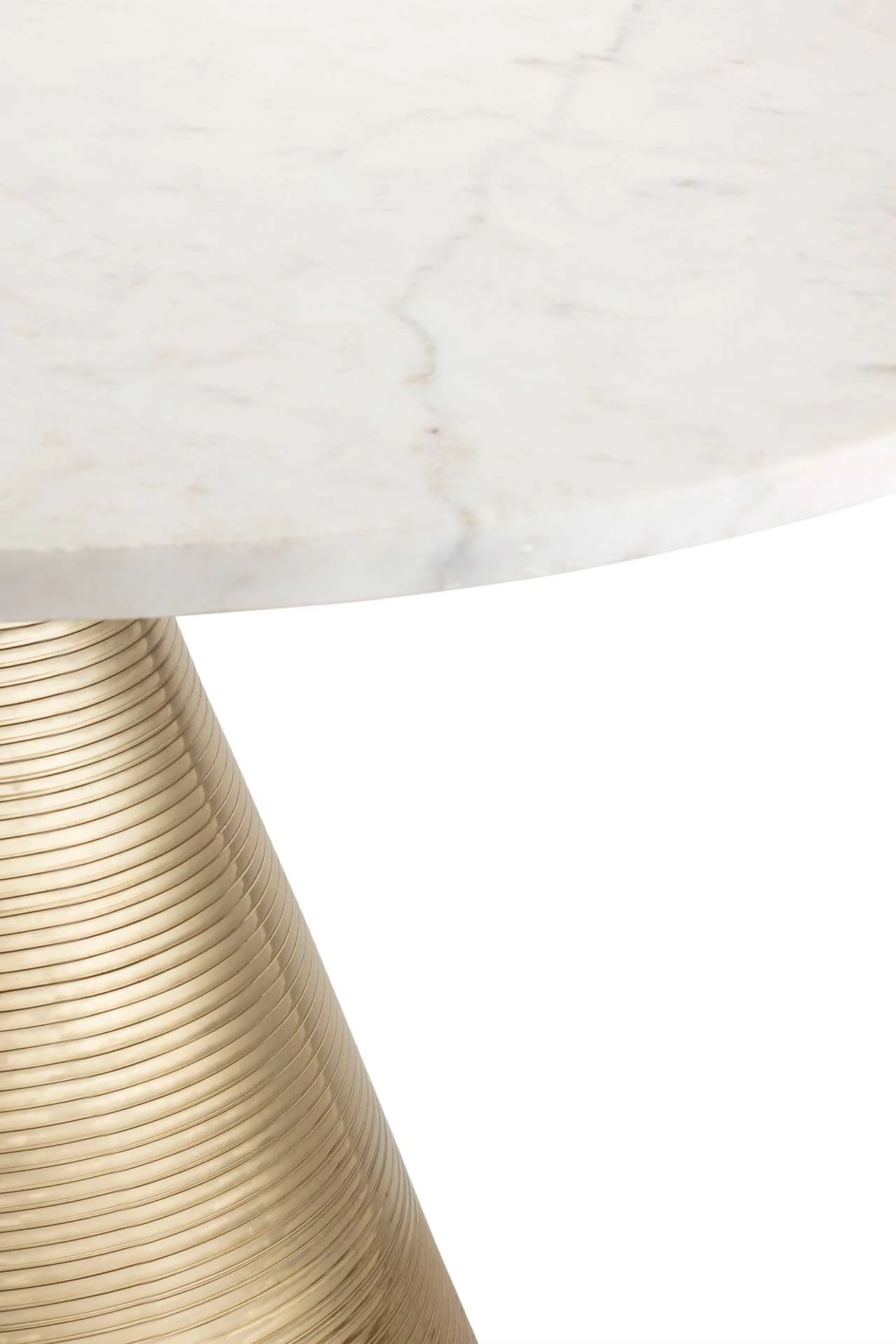 Teegan Marble Coffee Table White - Image 3