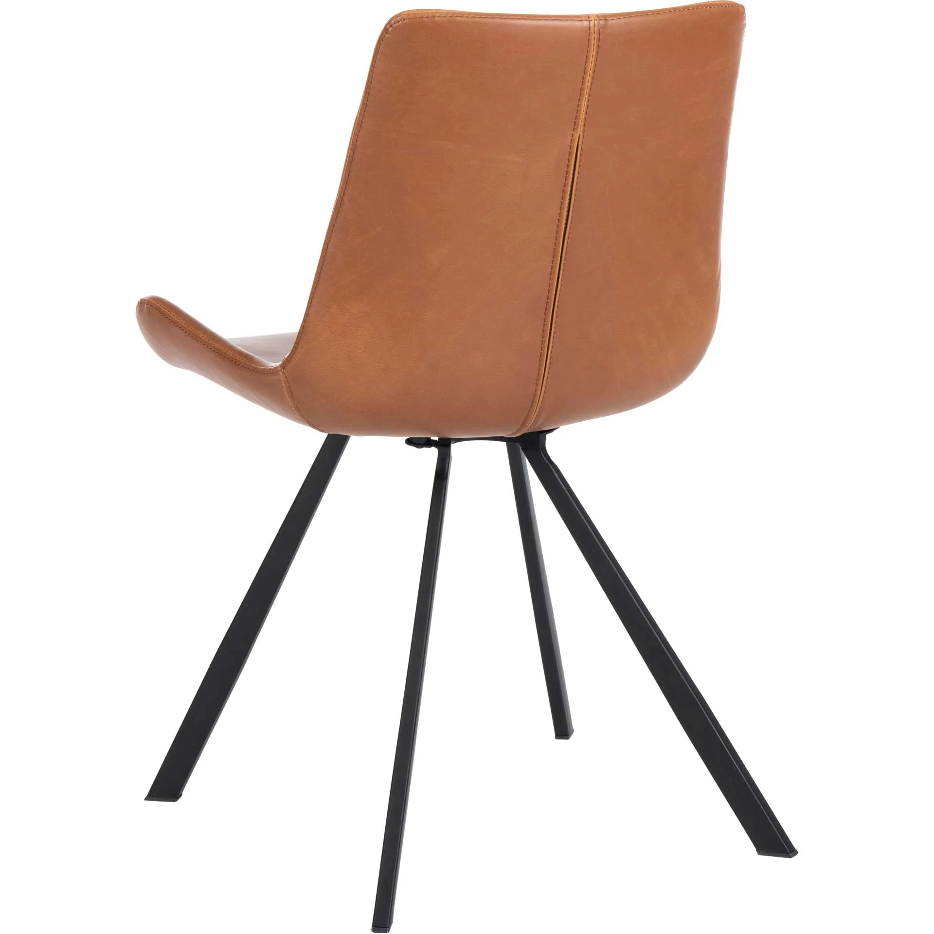 Tegan Dining Chair Cognac/Black (Set of 2) - Image 6