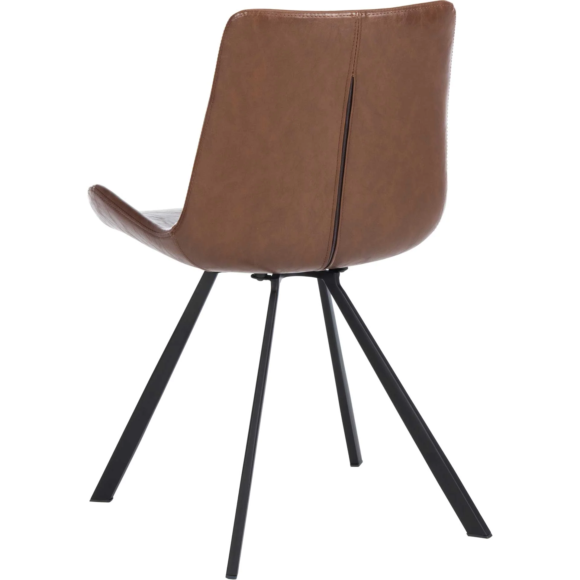 Tegan Dining Chair Medium Brown/Black (Set of 2) - Image 6