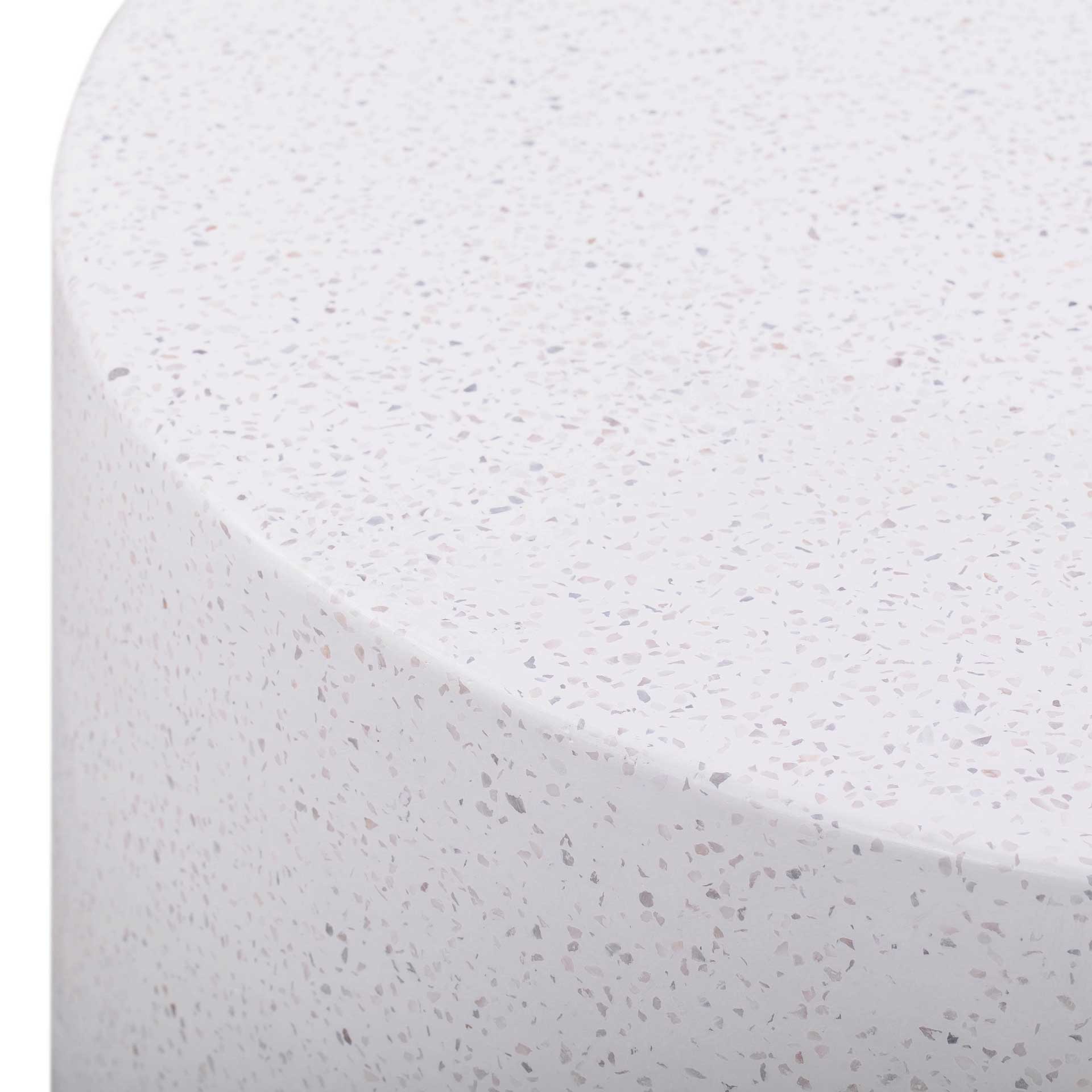 Tegan Light Speckled Coffee Table Gray - Image 4