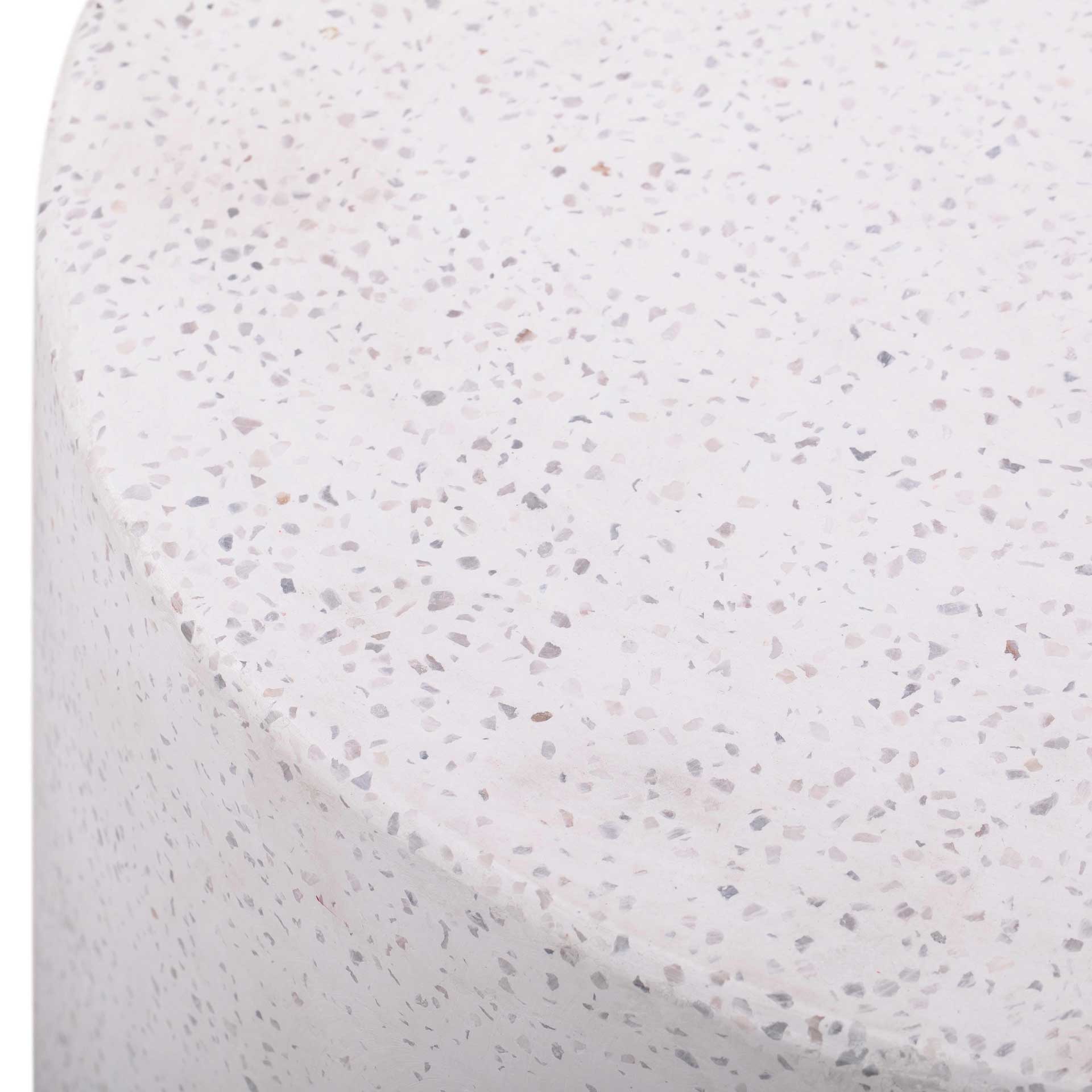 Tegan Light Speckled Side Table Gray - Image 4