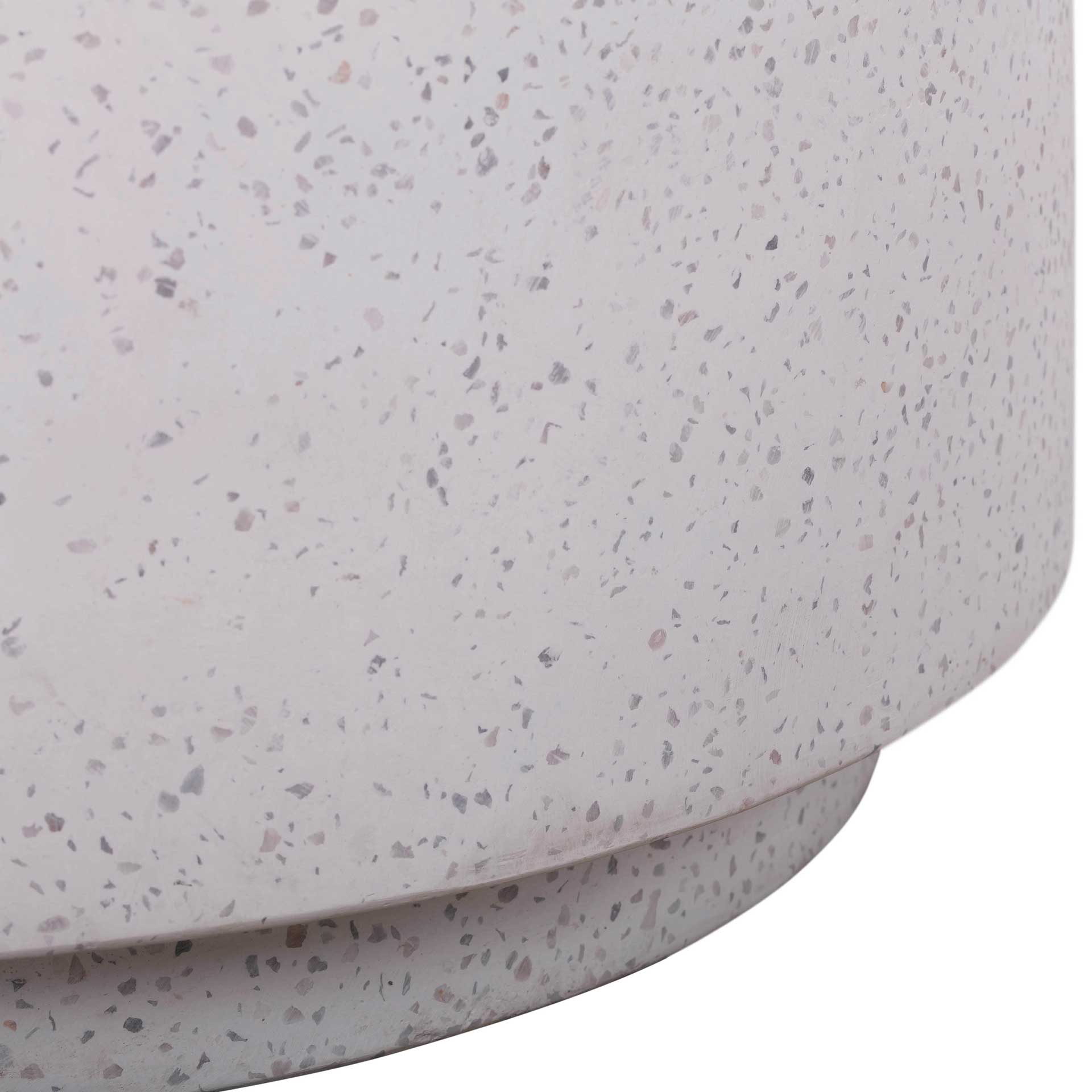 Tegan Light Speckled Side Table Gray - Image 5