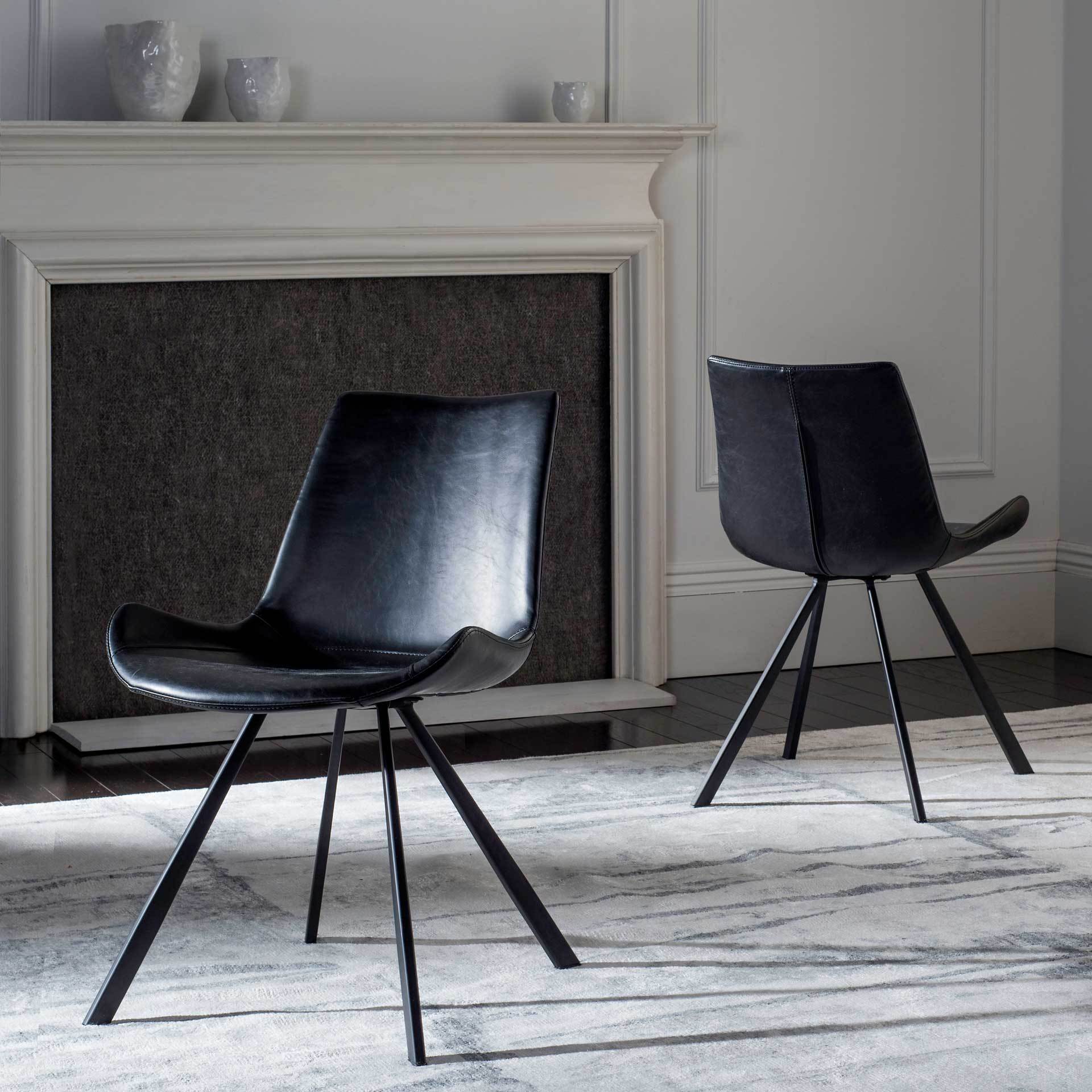 Tegan Side Chair Black (Set of 2) - Image 7
