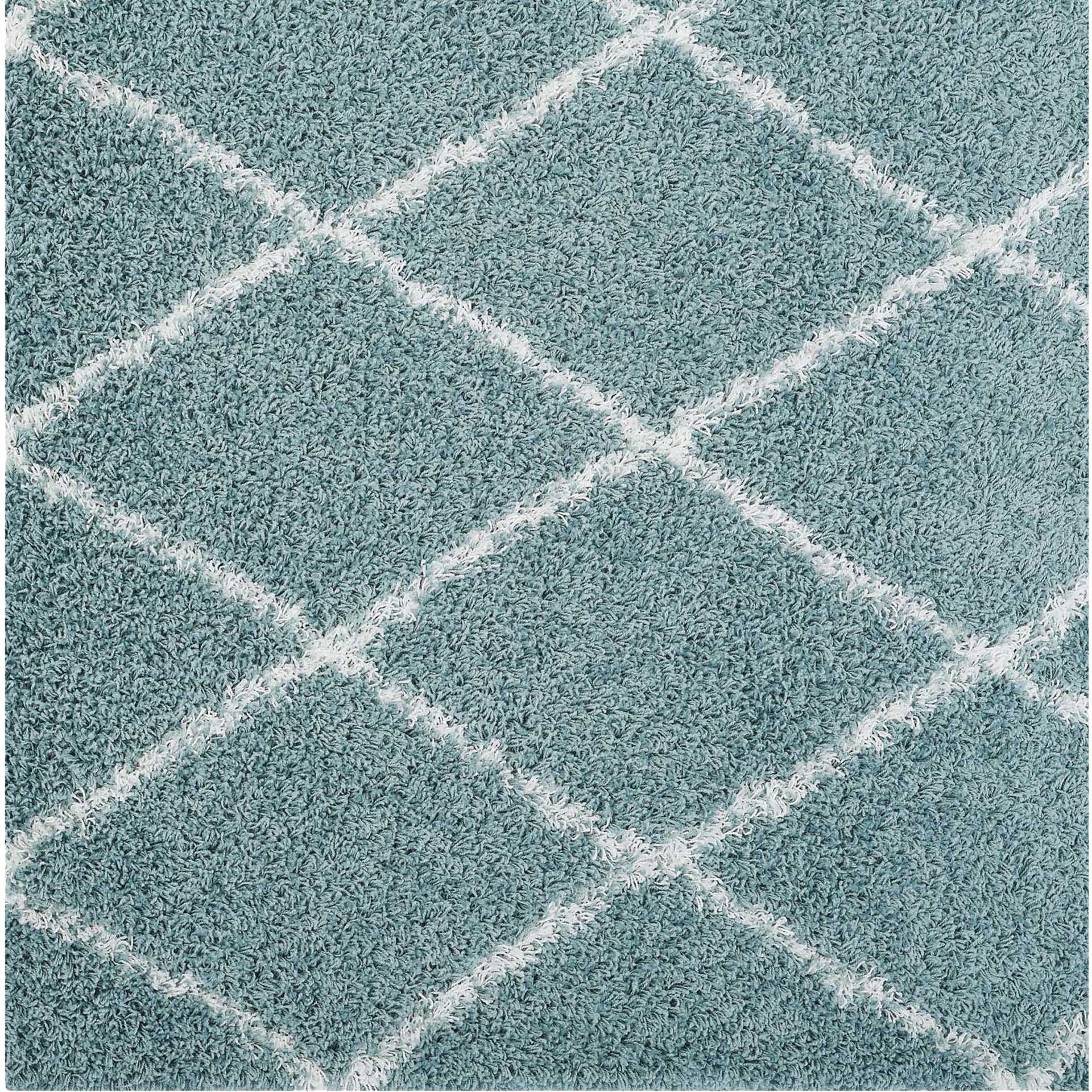 Templeton Area Rug Aqua Blue/Ivory - Image 2