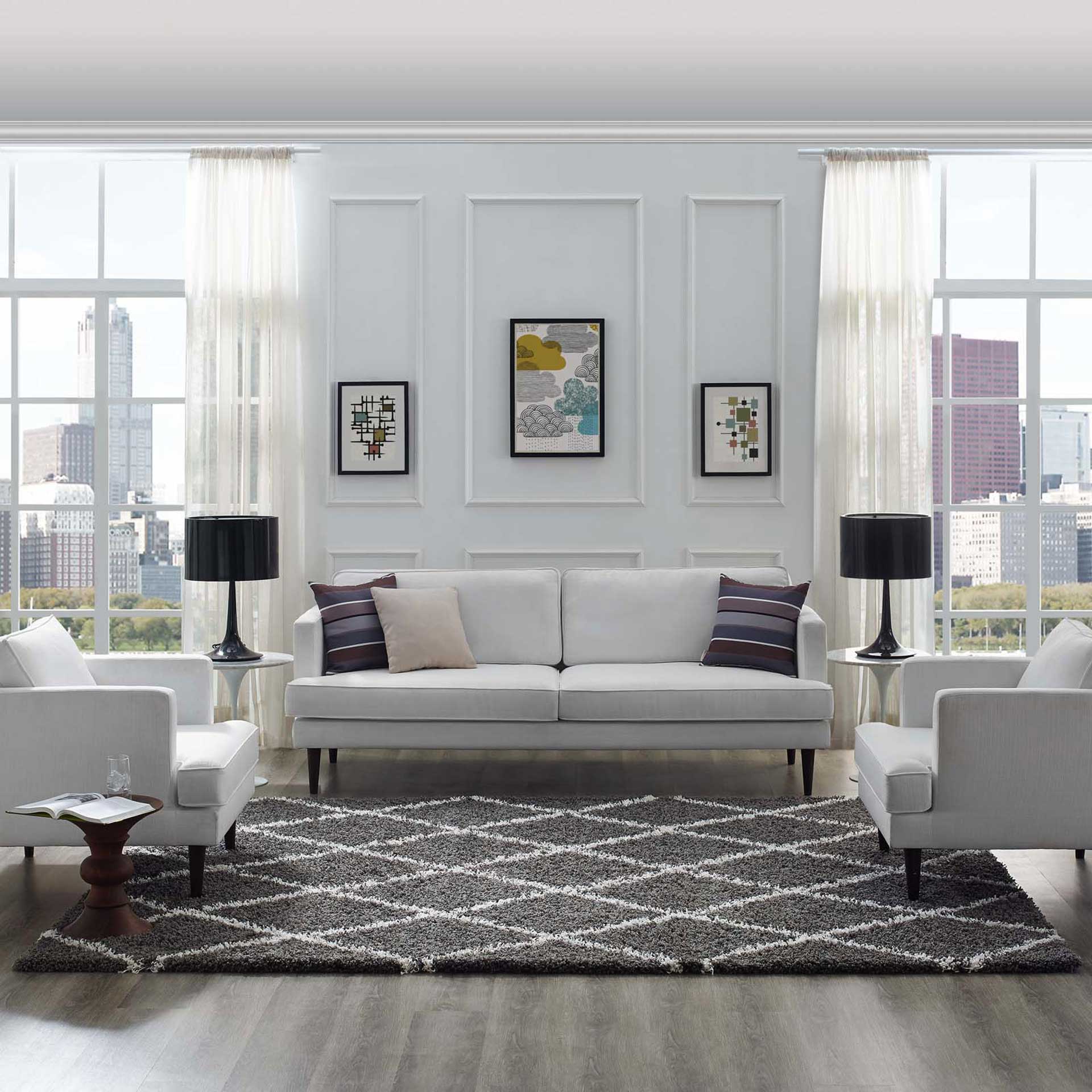 Templeton Area Rug Dark Gray/Ivory - Image 6