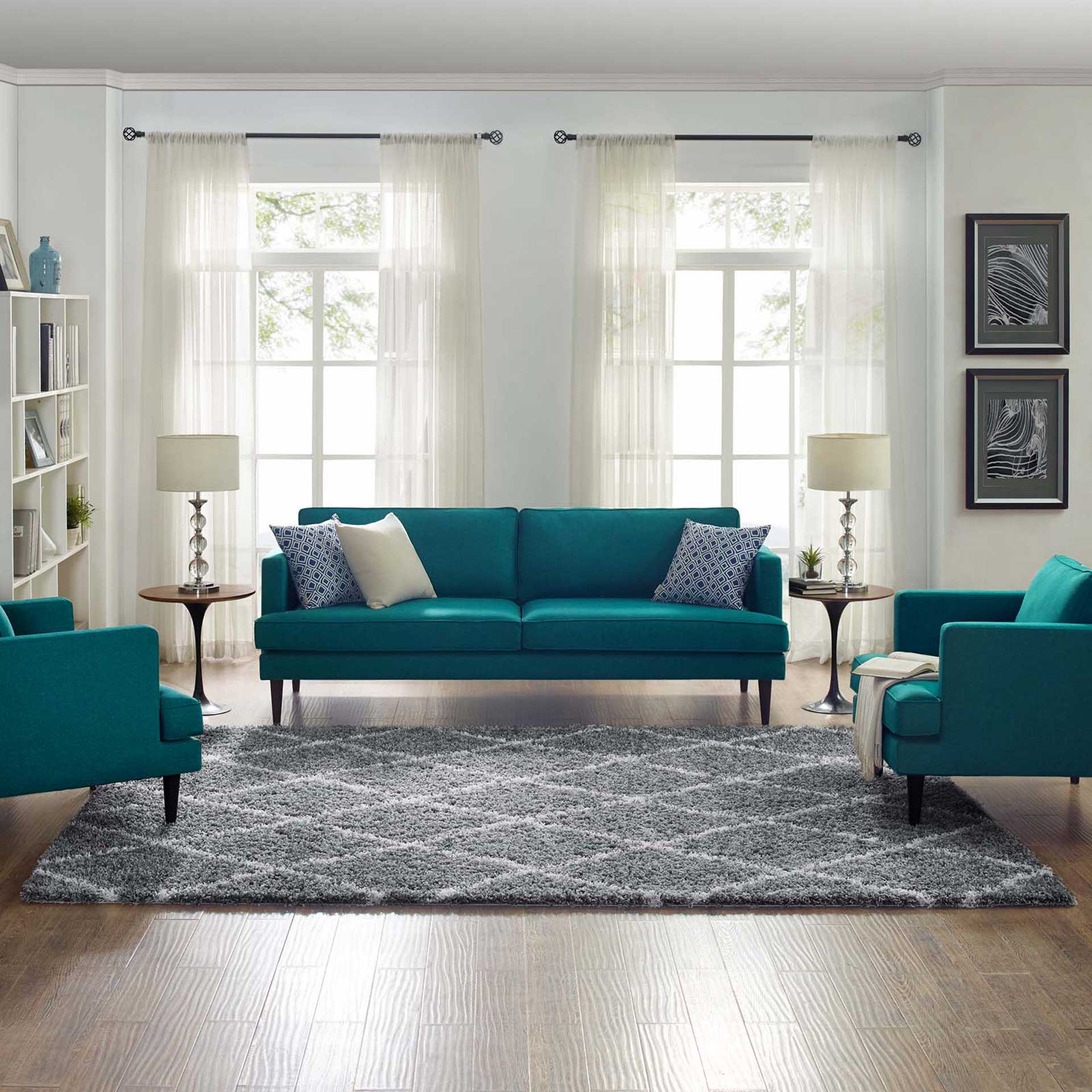 Templeton Area Rug Gray/Ivory - Image 6