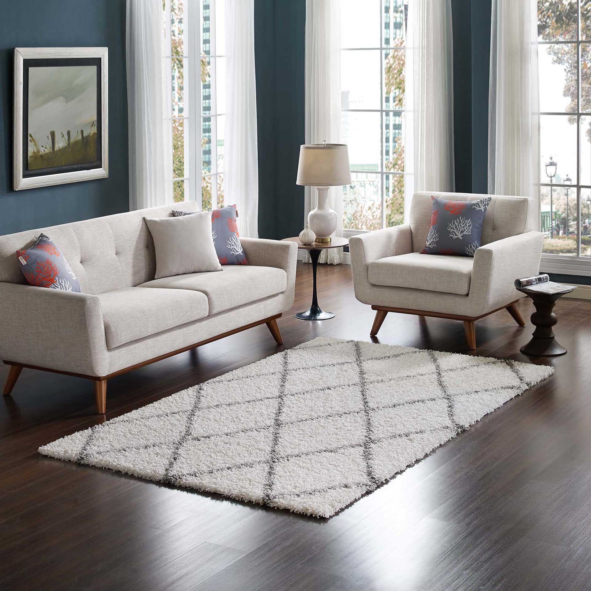 Templeton Area Rug Ivory/Gray - Image 8