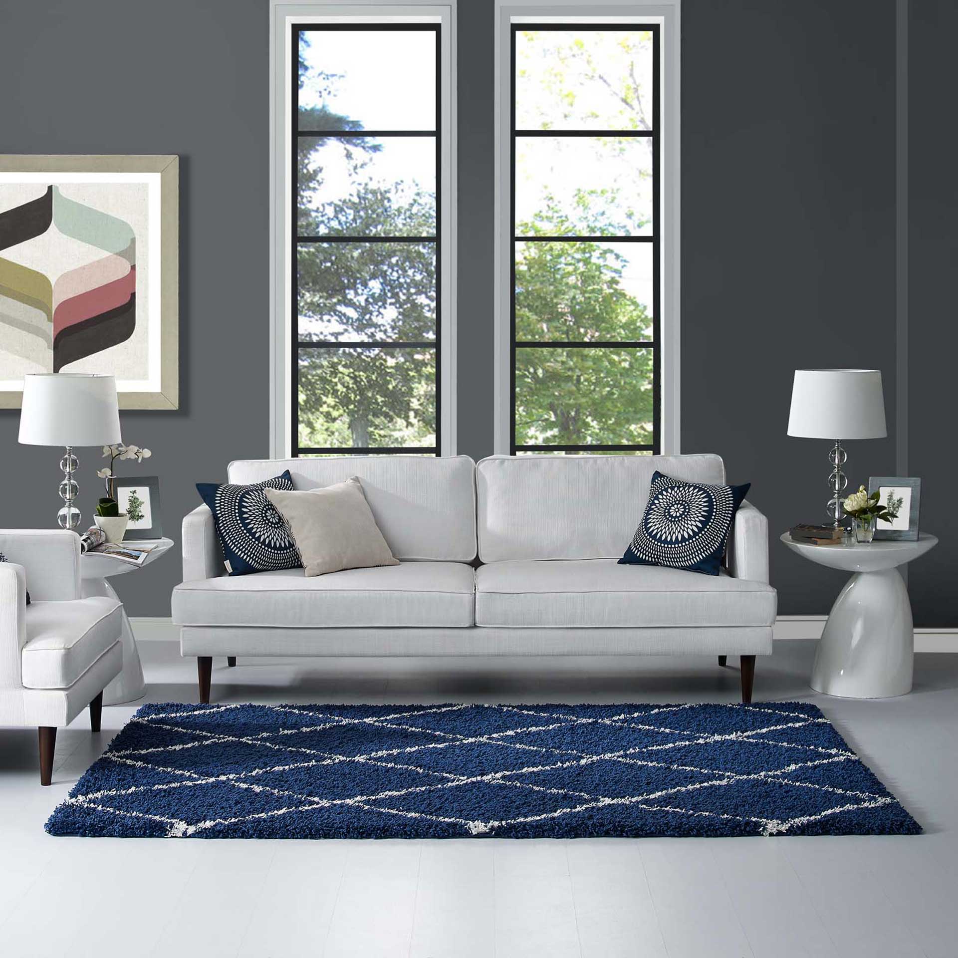 Templeton Area Rug Navy/Ivory - Image 7
