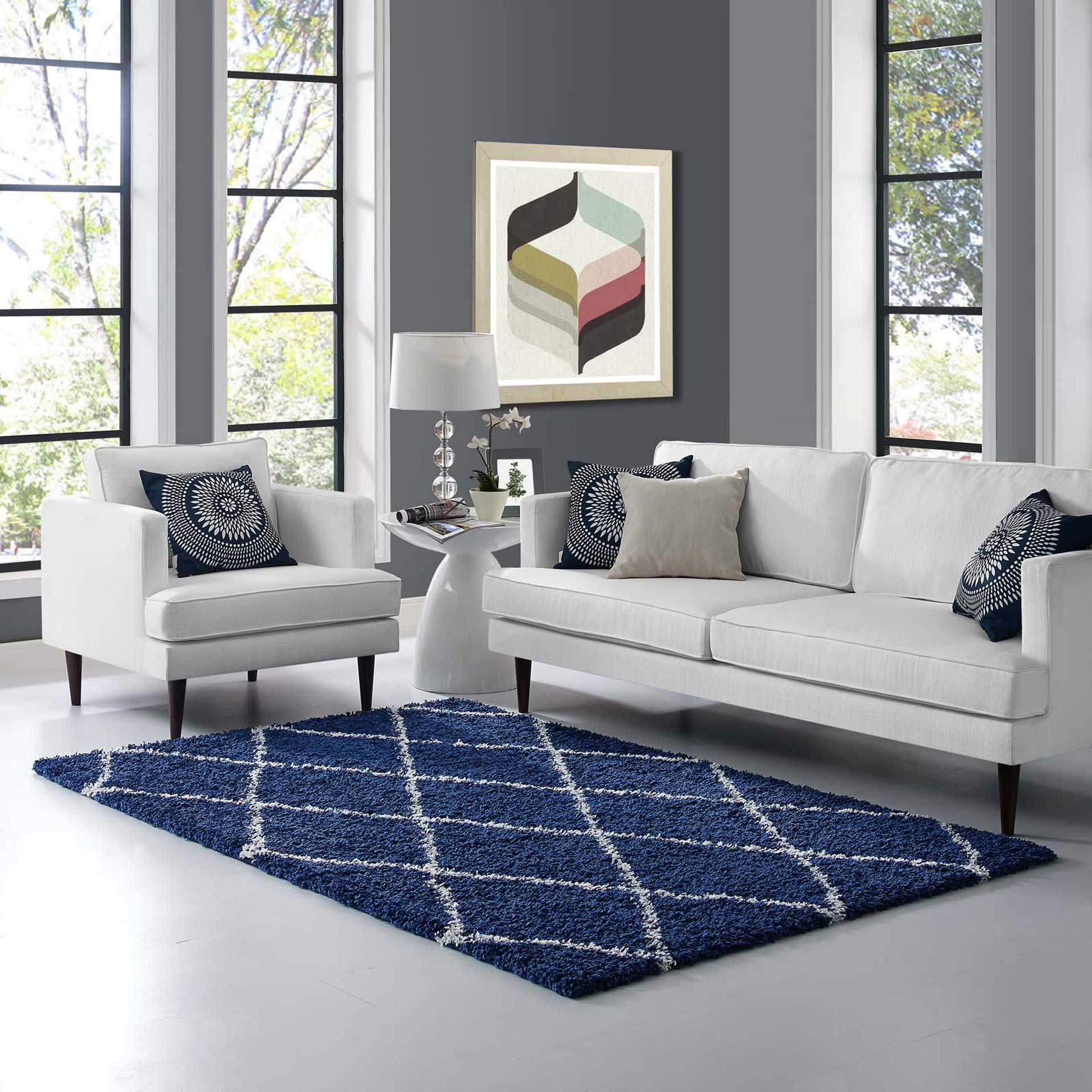 Templeton Area Rug Navy/Ivory - Image 8