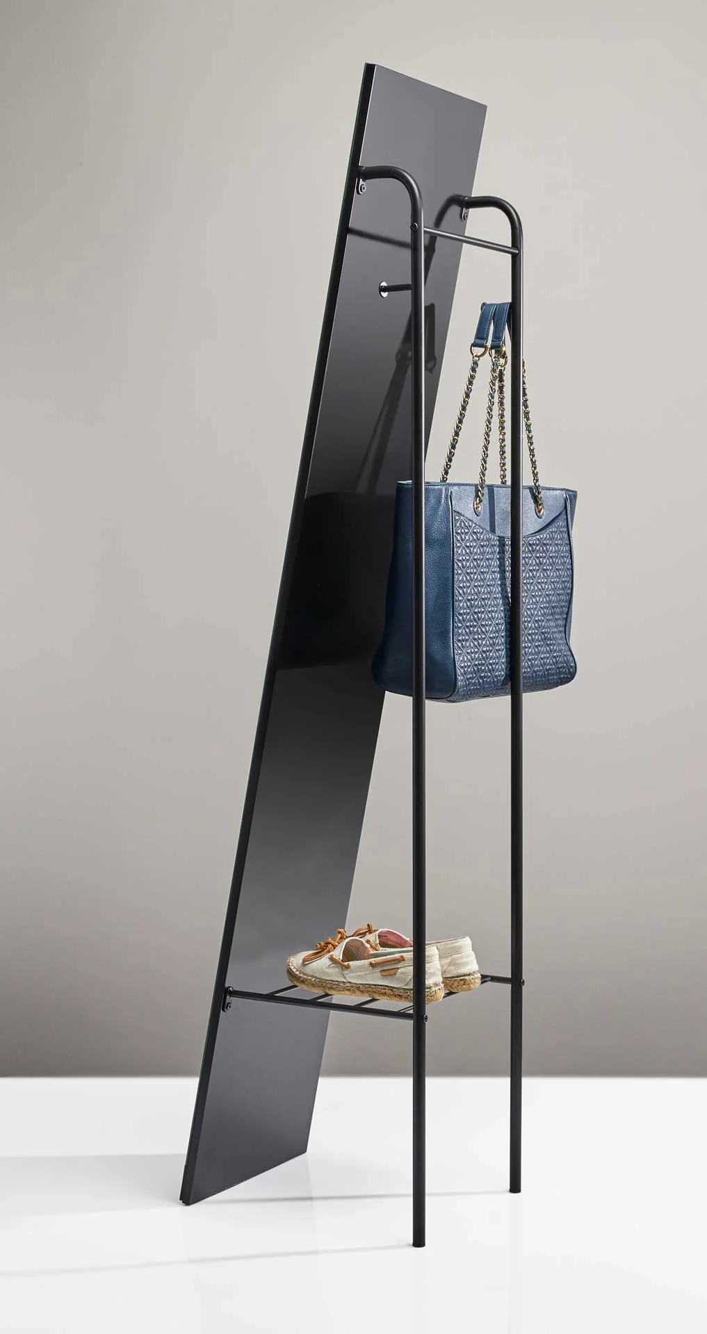 Tempo Floor Mirror Black - Image 5