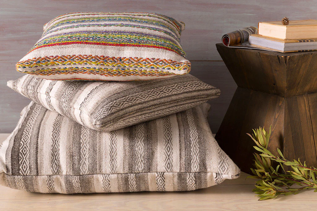Tender Tribal Magenta/Ivory Pillow - Image 2